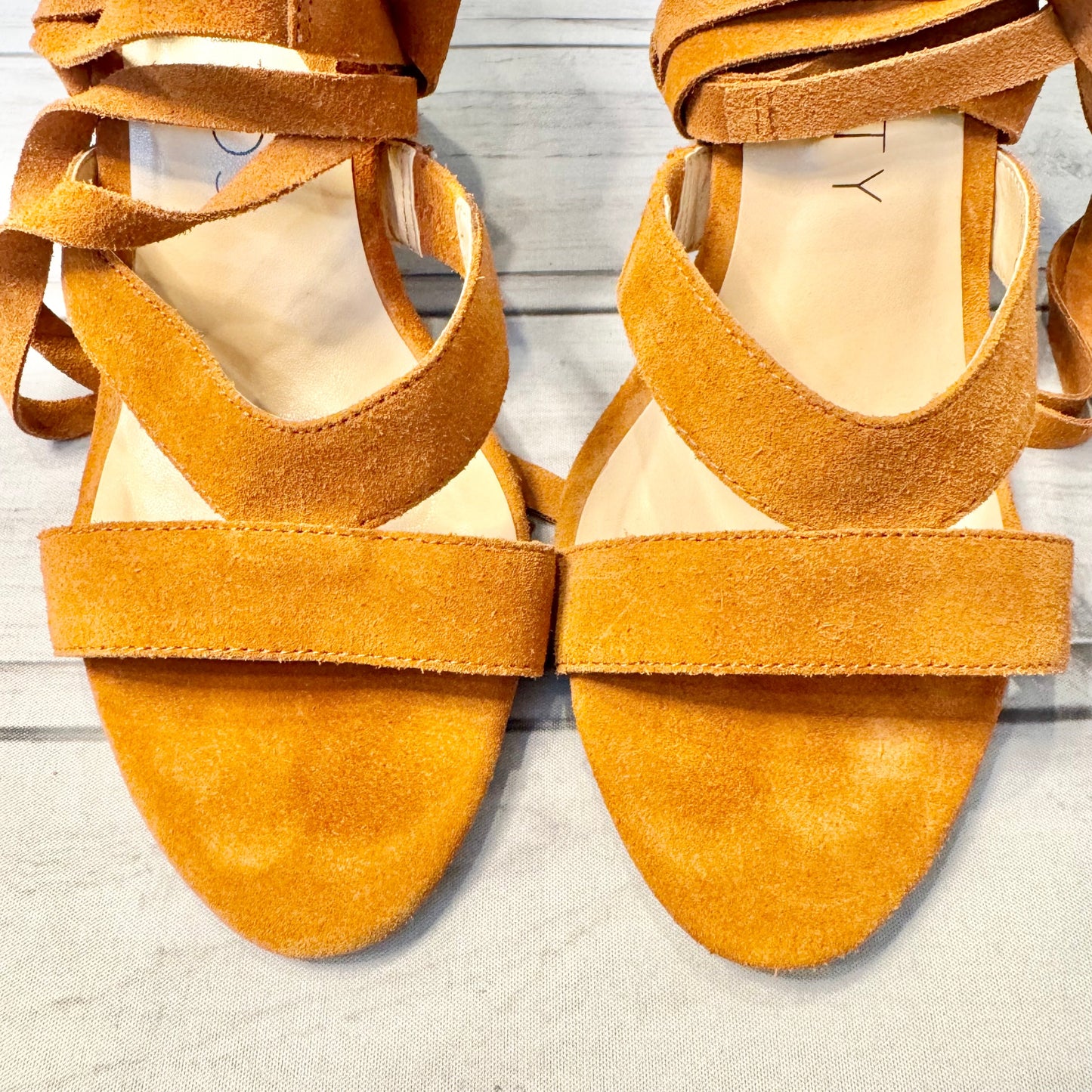 Sandals Heels Block By Sole Society Size: 7.5