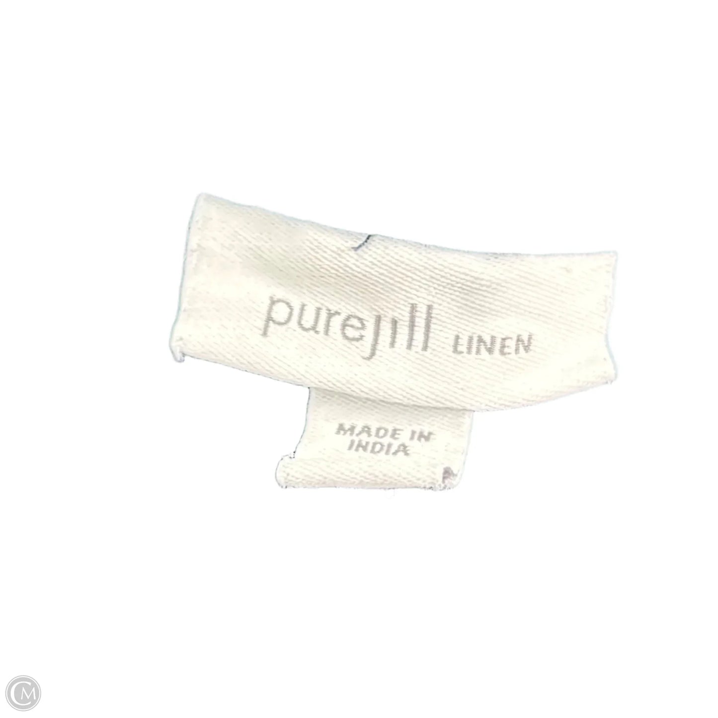 Pants Linen By Pure Jill In Blue, Size: Xlp
