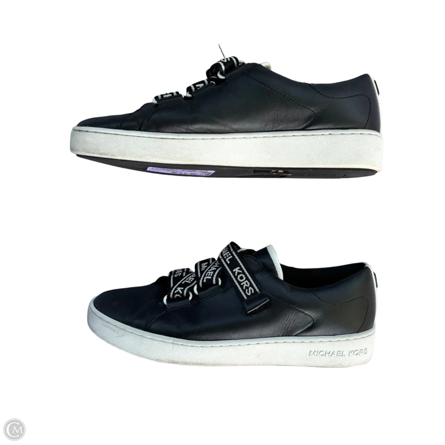 Shoes Sneakers By Michael By Michael Kors In Black & White, Size: 8