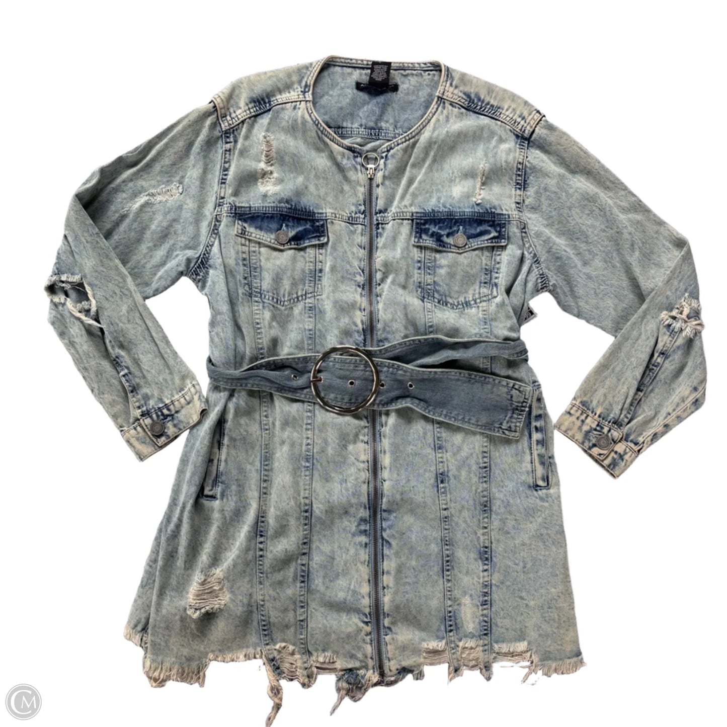 Dress Casual Short By Ashley Stewart In Blue Denim, Size: 1x