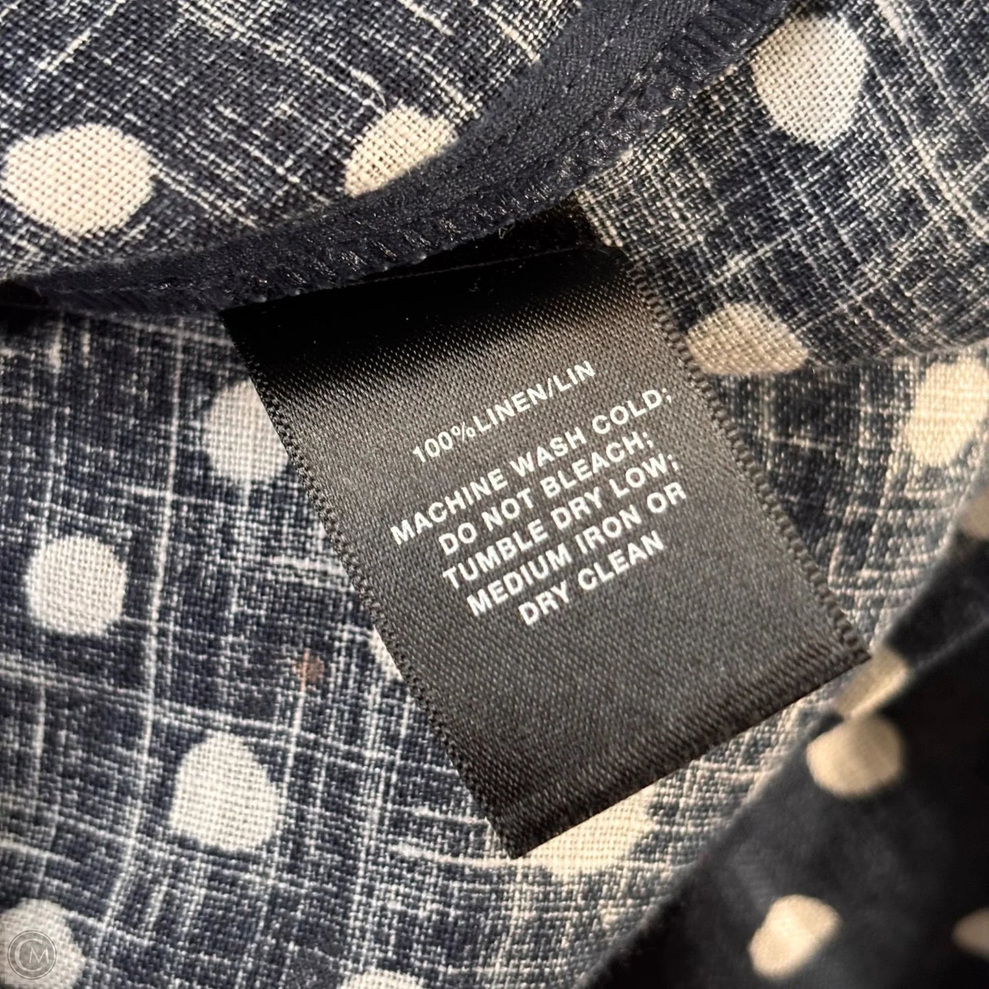 Top Long Sleeve Designer By Lafayette 148 In Polkadot Pattern, Size: M