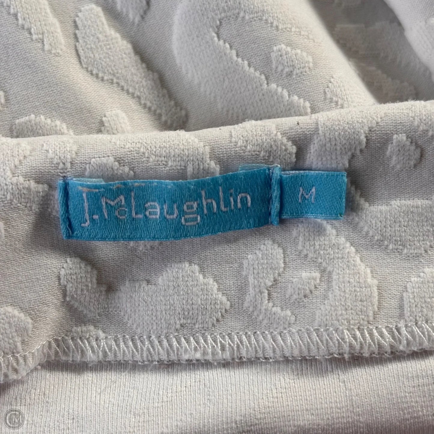 Top 3/4 Sleeve By J Mclaughlin In White, Size: M