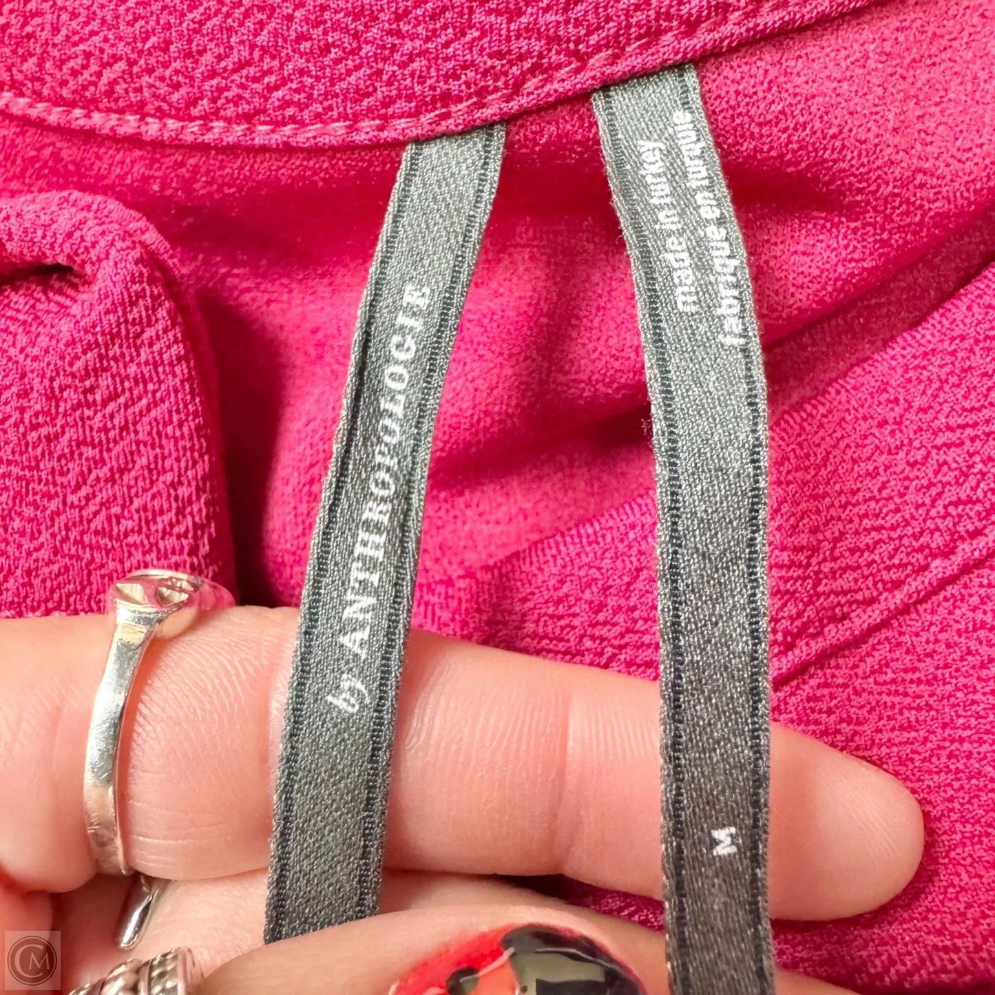 Top Long Sleeve By Anthropologie In Pink, Size: M