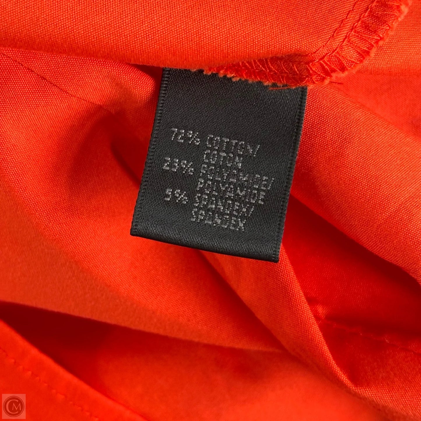 Top Long Sleeve Designer By Lafayette 148 In Orange, Size: S