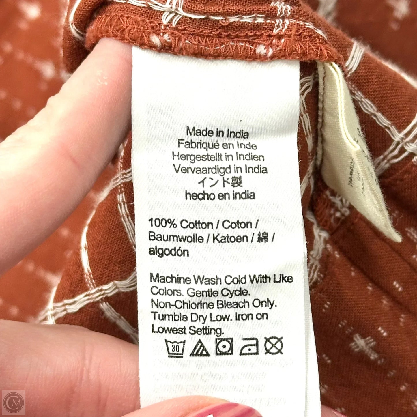 Dress Casual Short By Madewell In Orange, Size: L