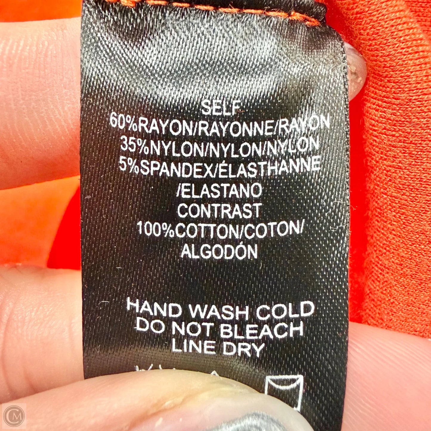 Top Short Sleeve By Sunday In Brooklyn In Orange, Size: S