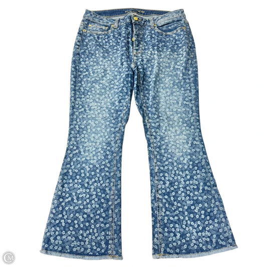 Jeans Designer By Michael Kors In Blue & White, Size: 6