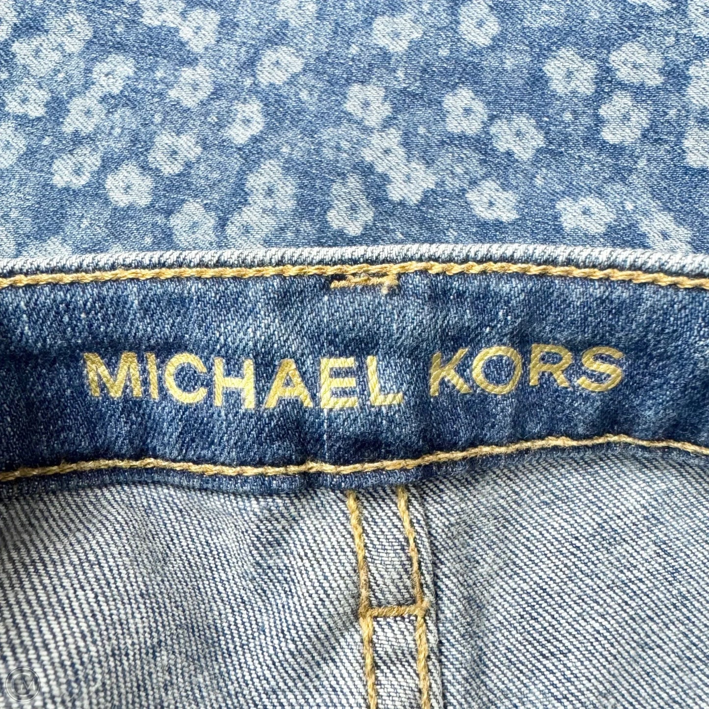 Jeans Designer By Michael Kors In Blue & White, Size: 6