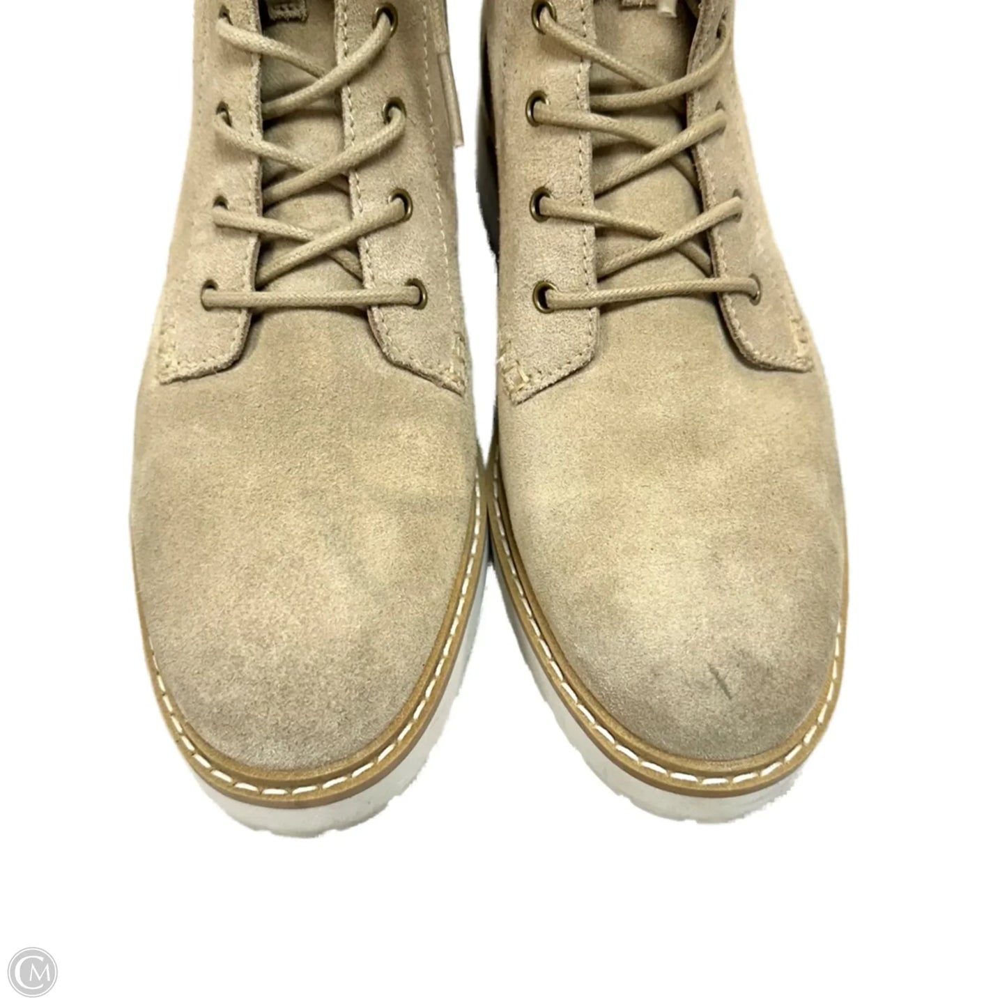Boots Designer By Cole-haan In Taupe, Size: 8.5