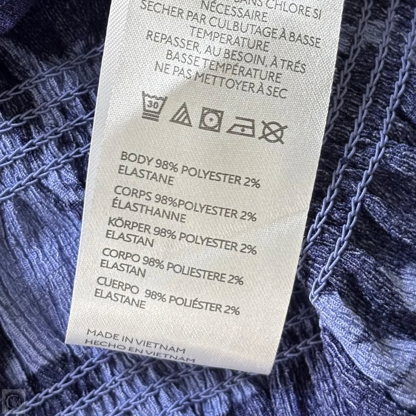 Top 3/4 Sleeve By Maeve In Blue, Size: M