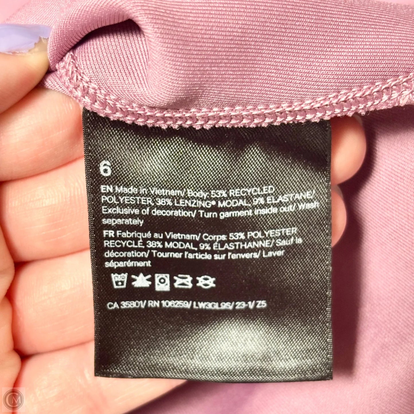 Sweatshirt Crewneck By Lululemon In Purple, Size: S