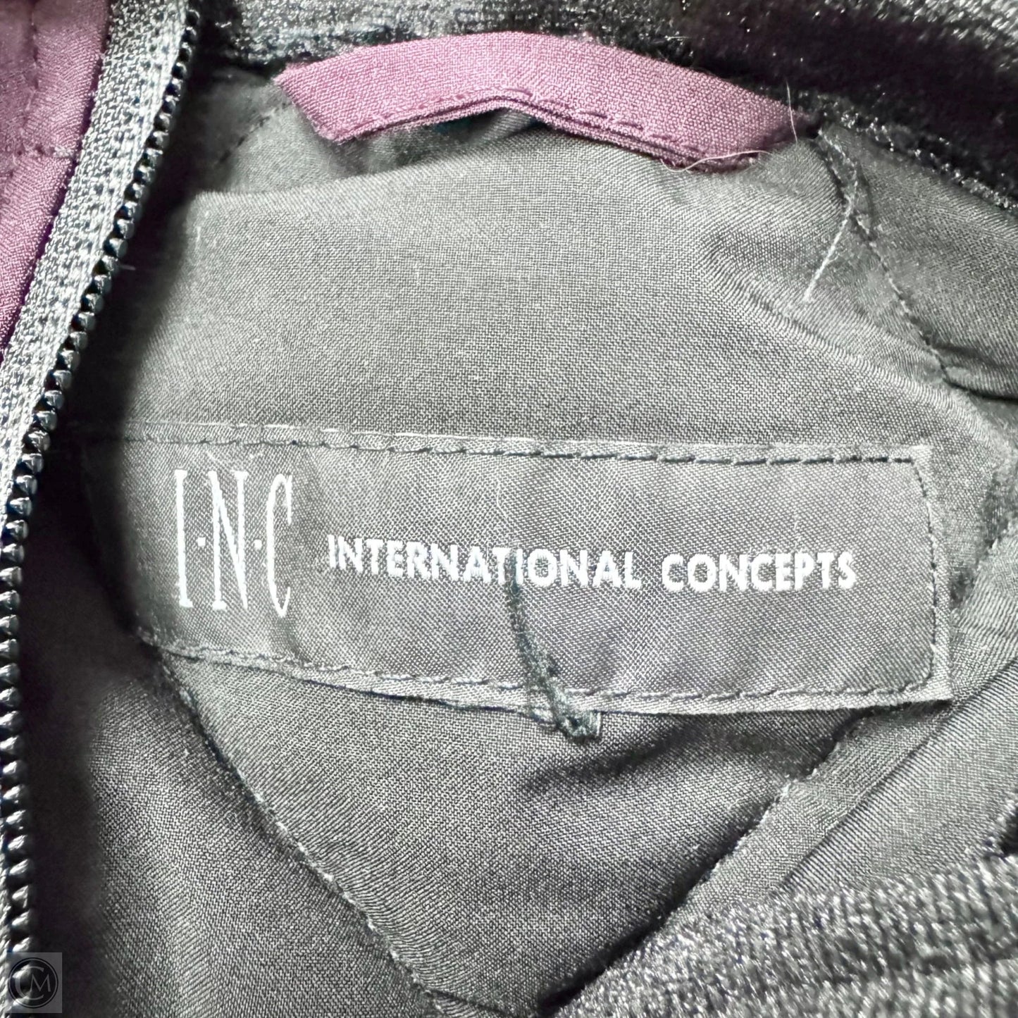 Coat Parka By Inc In Maroon, Size: L