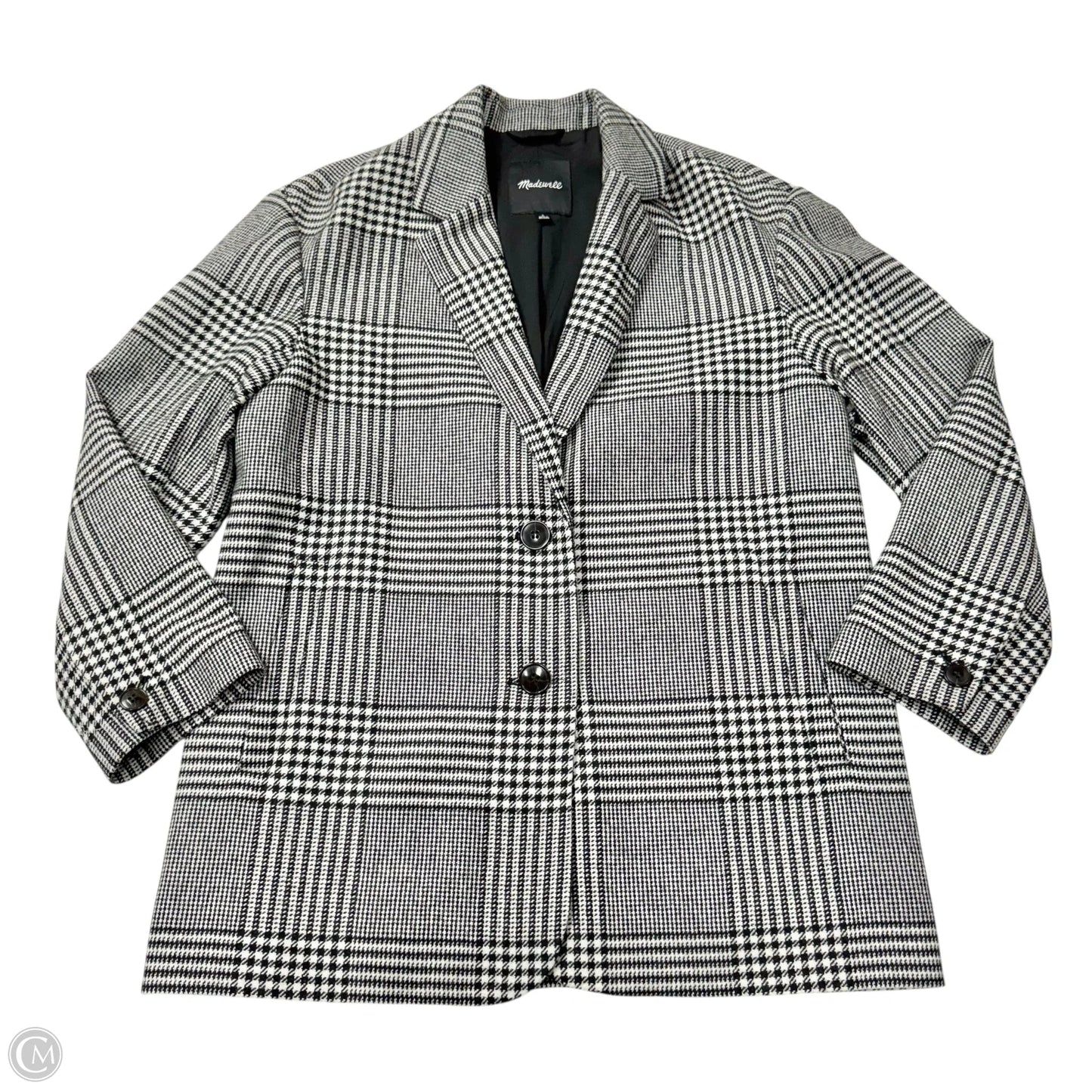 Blazer By Madewell In Black & White, Size: S