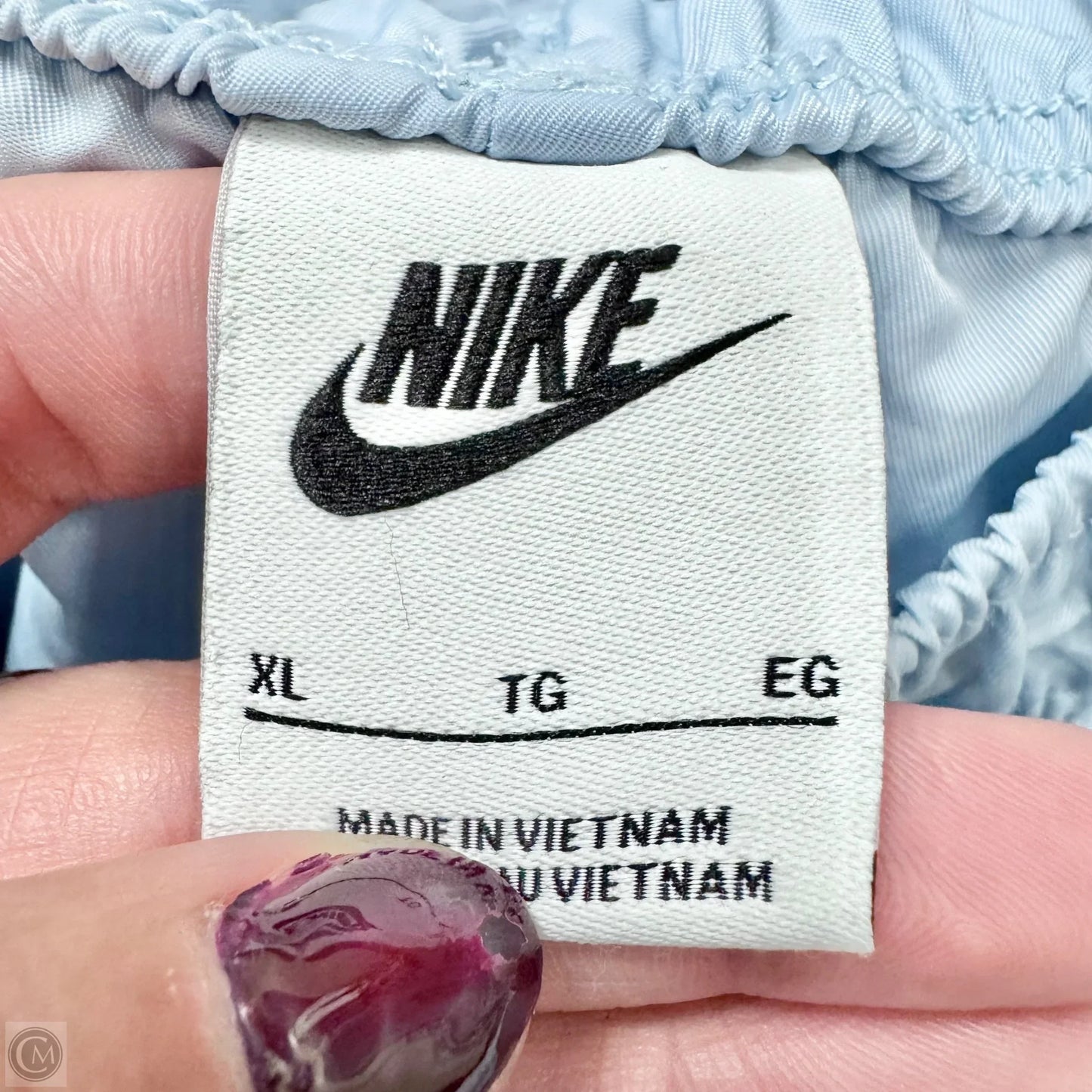 Athletic Pants By Nike In Blue, Size: Xl