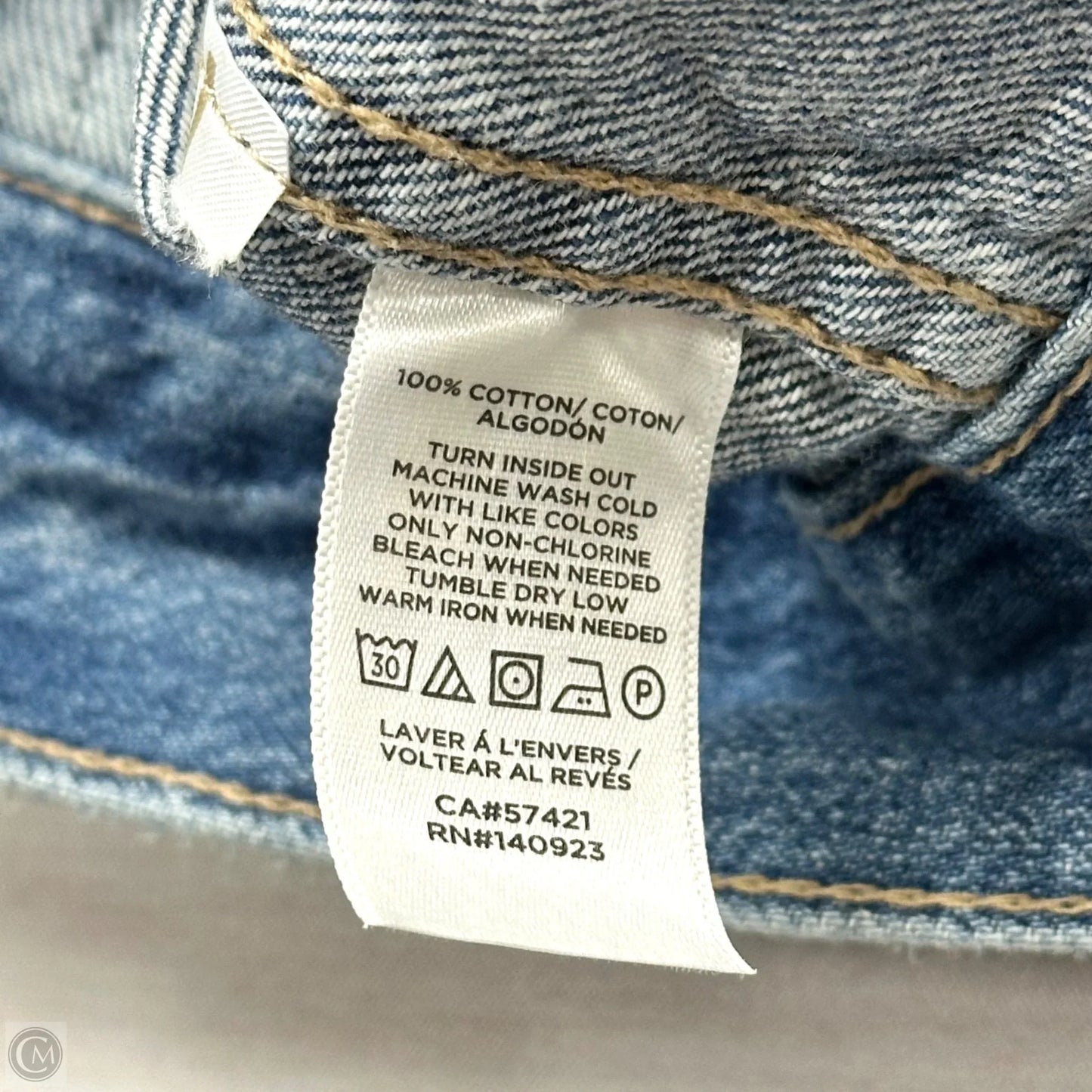 Jacket Denim By Loft In Blue, Size: S