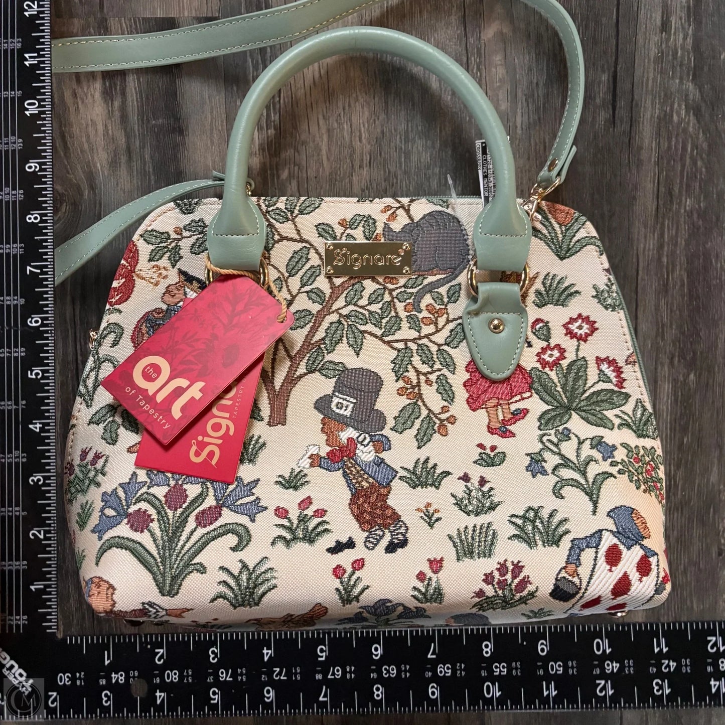 Crossbody By Sinare Tapestry Design, Size: Medium