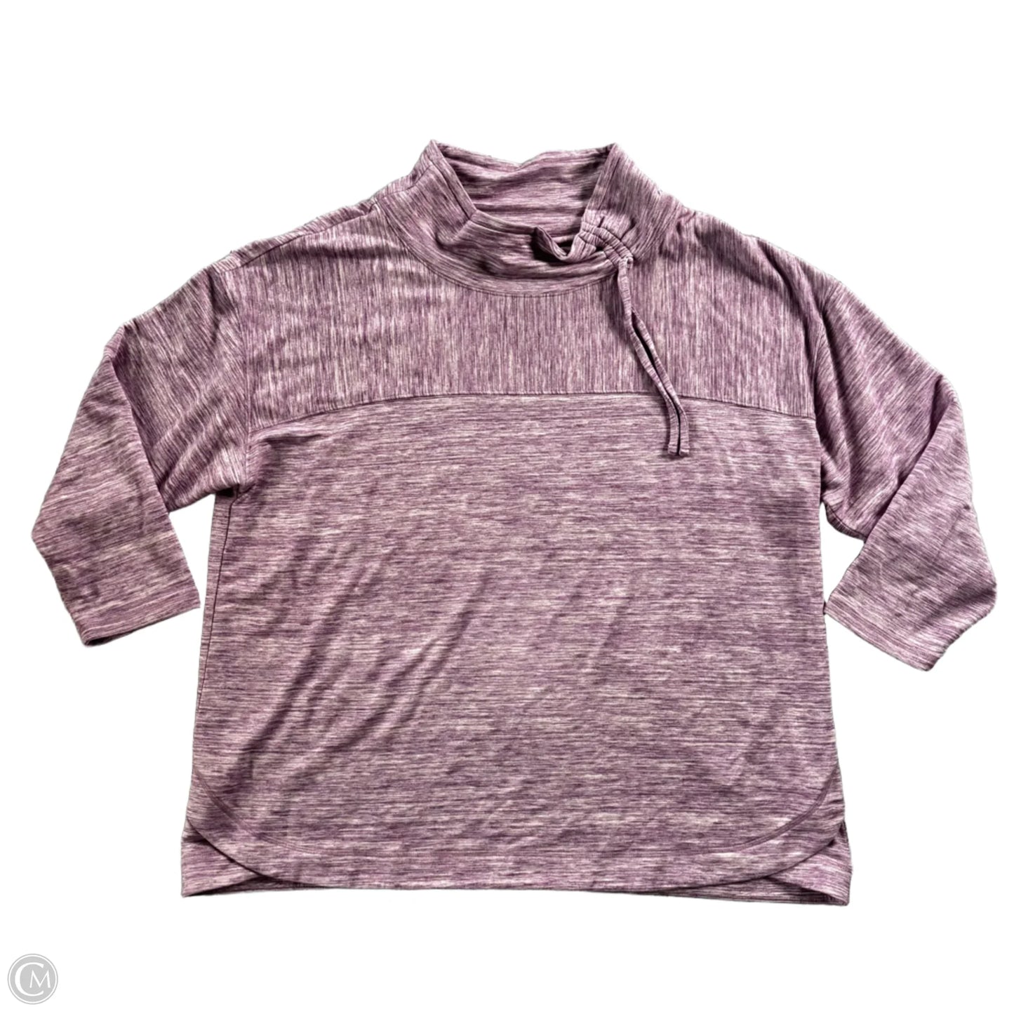 Athletic Sweatshirt Crewneck By Talbots In Purple, Size: 3x