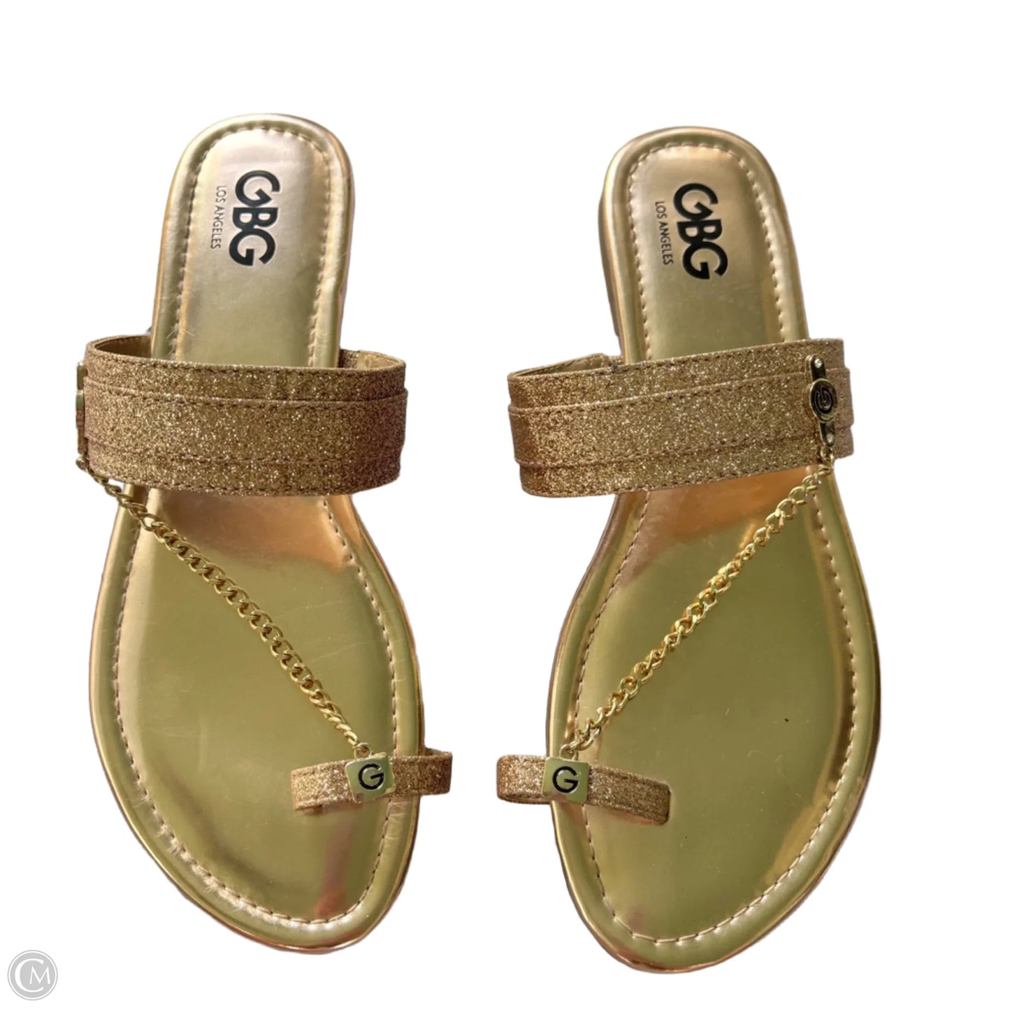 Sandals Flats By G By Guess In Rose Gold, Size: 10