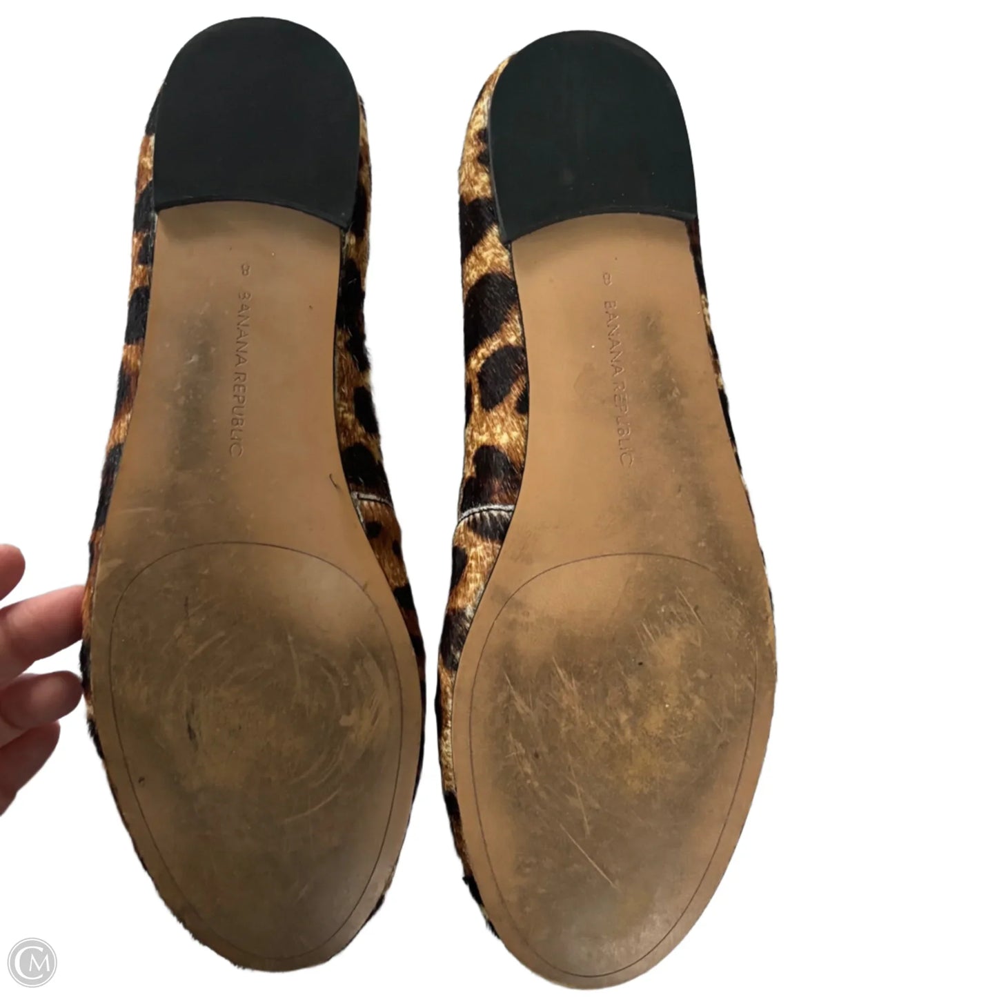 Shoes Flats By Banana Republic In Animal Print, Size: 8