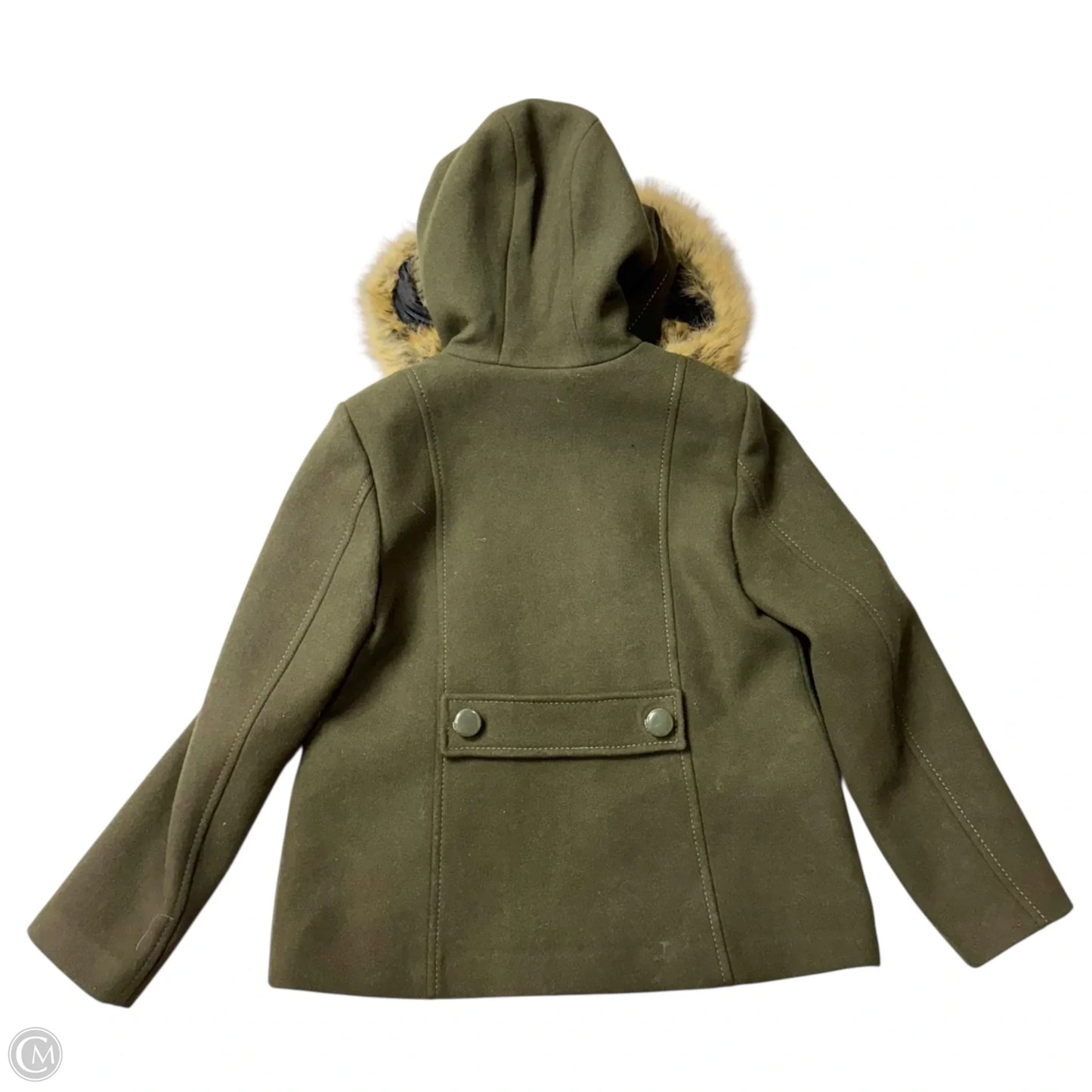 Coat Designer By Kate Spade In Green, Size: S