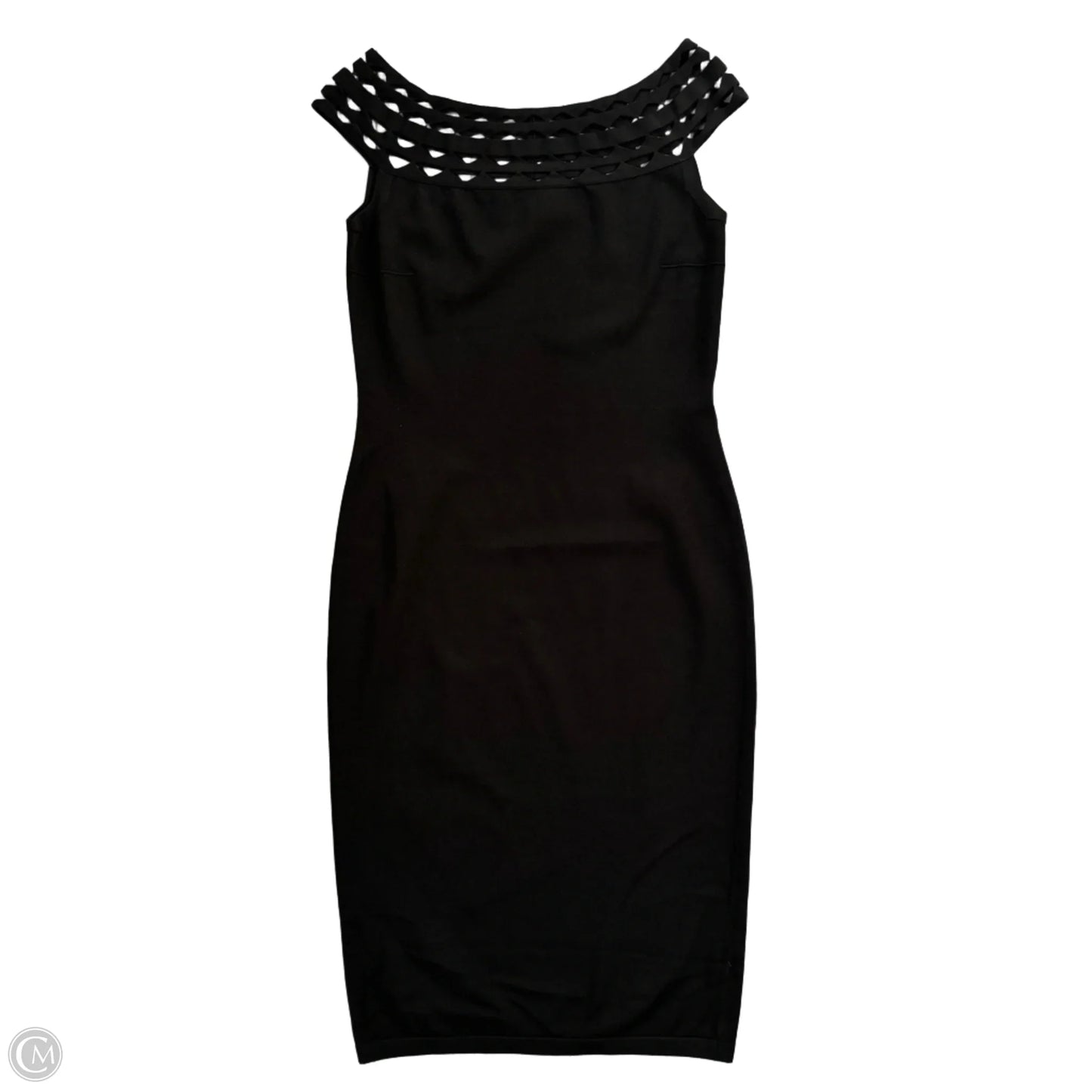 Dress Casual Midi By D. Exterior In Black, Size: S