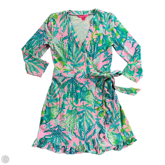 Dress Designer By Lilly Pulitzer In Blue & Pink, Size: S