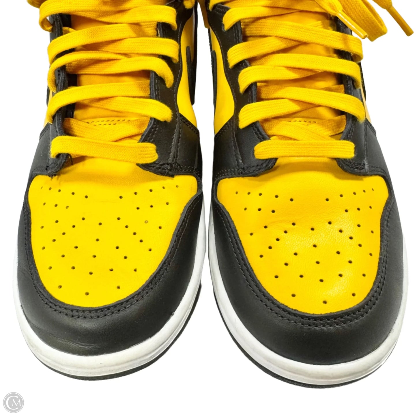Shoes Sneakers By Nike In Black & Yellow, Size: 11