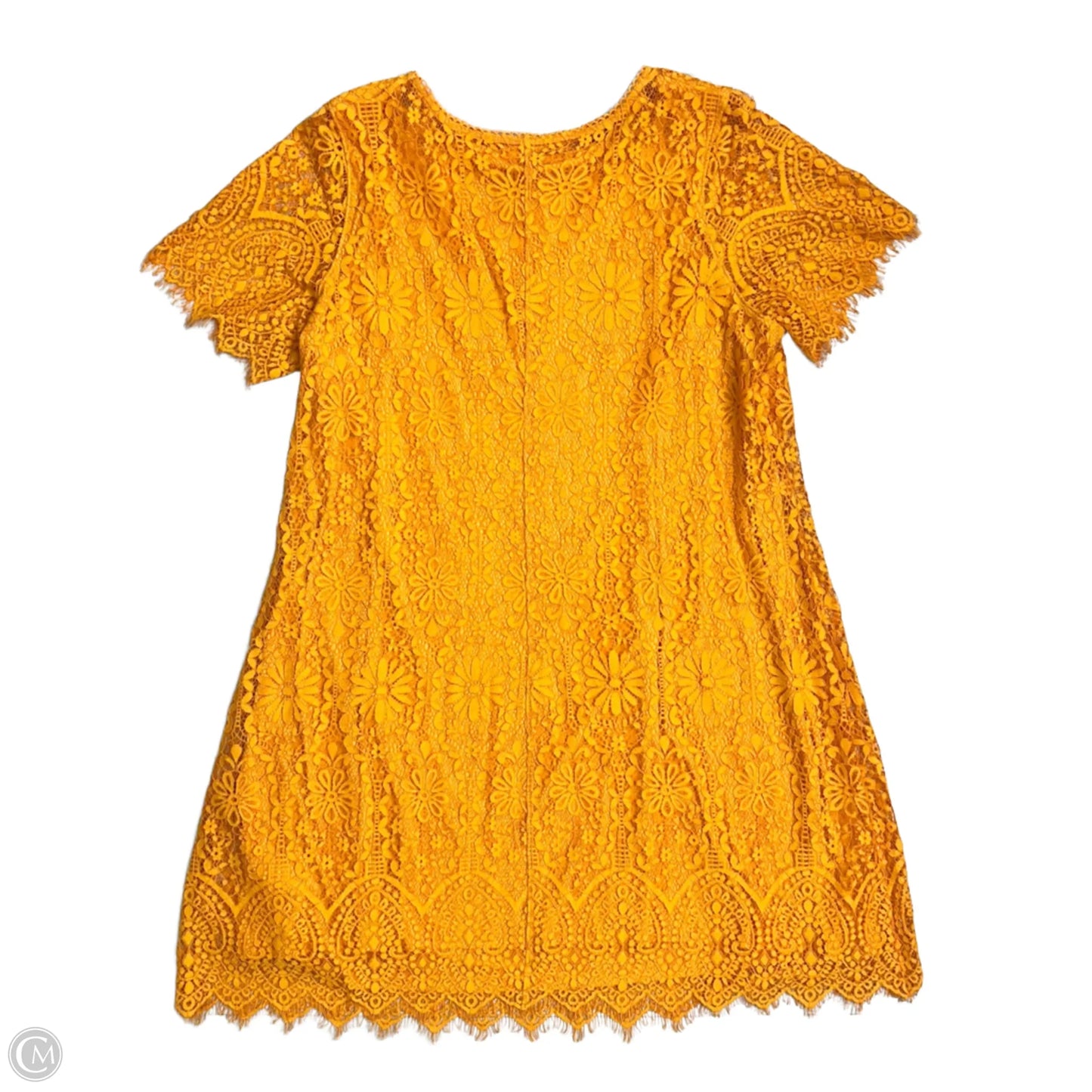 Dress Casual Midi By Isaac Mizrahi Live Qvc In Orange, Size: 2x