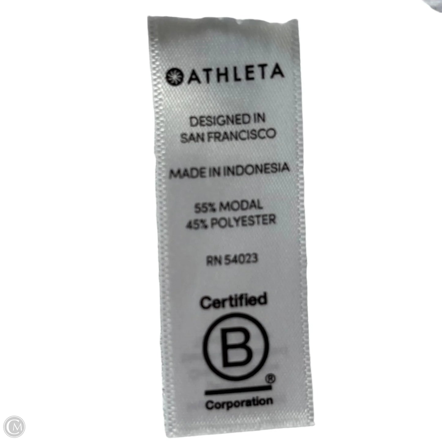 Athletic Top Short Sleeve By Athleta In White, Size: S