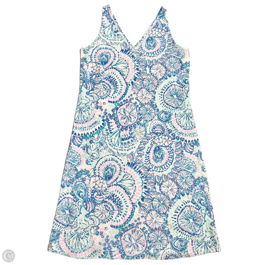 Dress Designer By Lilly Pulitzer In Blue & White, Size: S