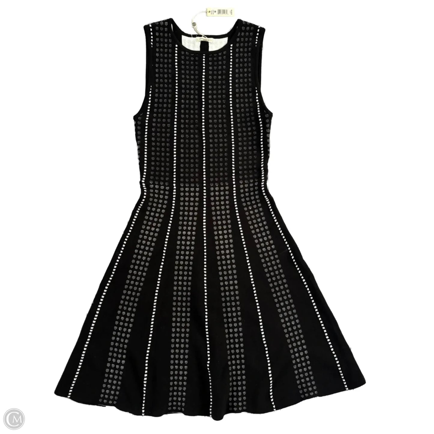 Dress Casual Midi By Max Studio In Black & White, Size: M