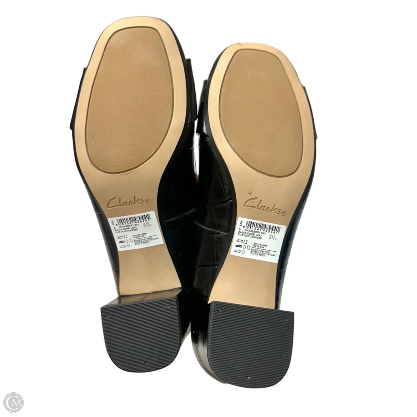 Shoes Heels Block By Clarks In Black, Size: 7.5