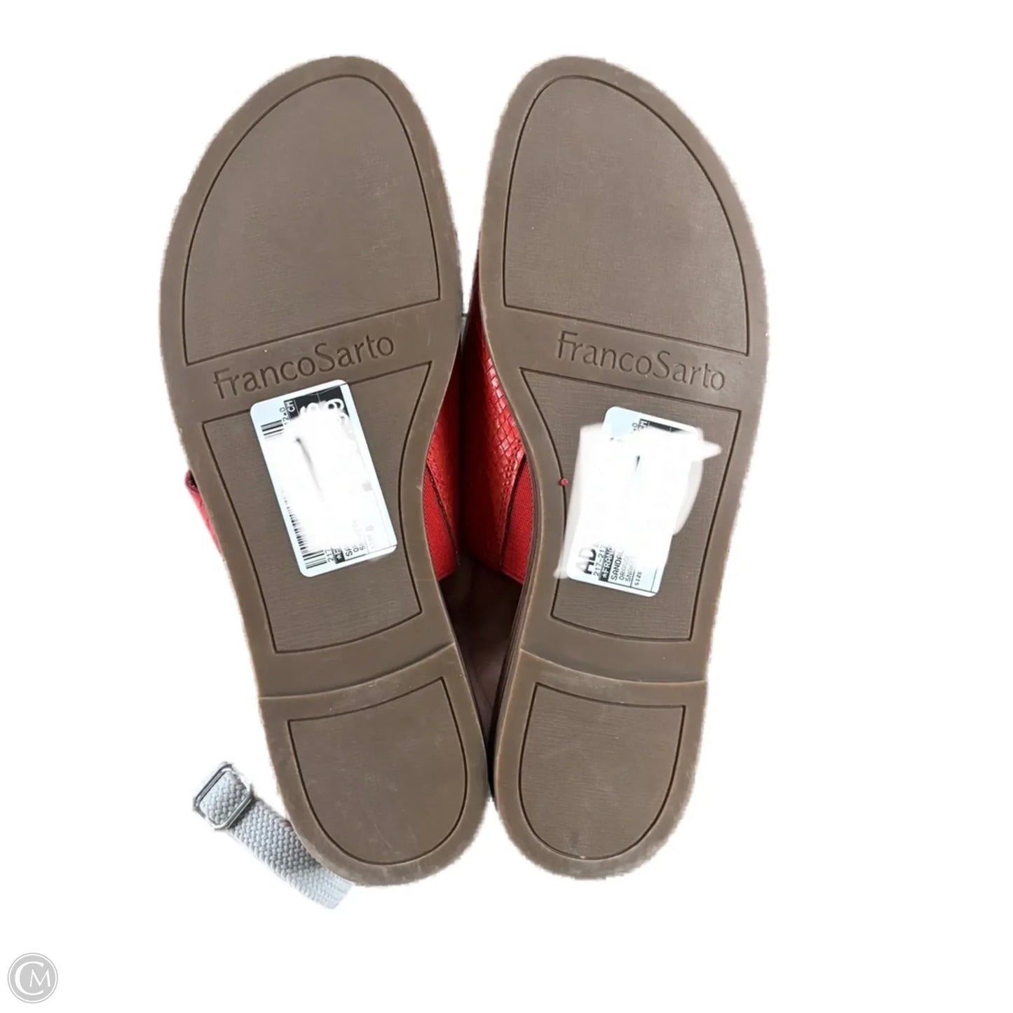 Sandals Flats By Franco Sarto In Orange, Size: 8