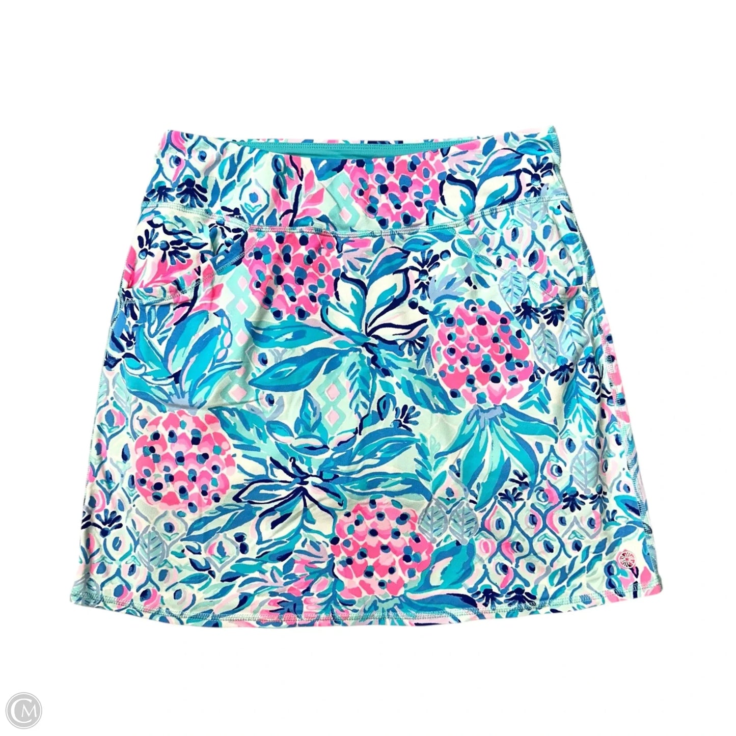 Skort Designer By Lilly Pulitzer In Blue & Pink, Size: S