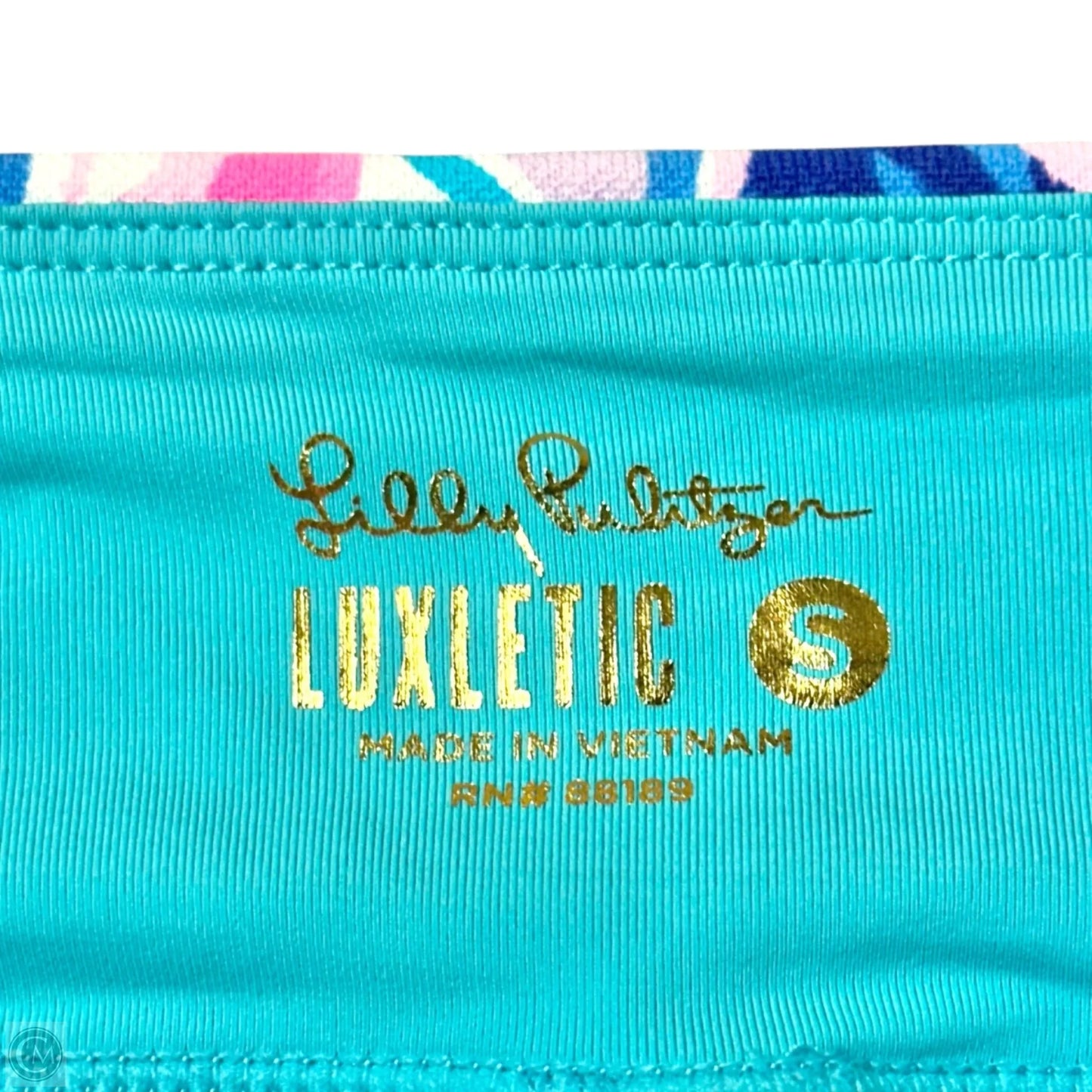 Skort Designer By Lilly Pulitzer In Blue & Pink, Size: S