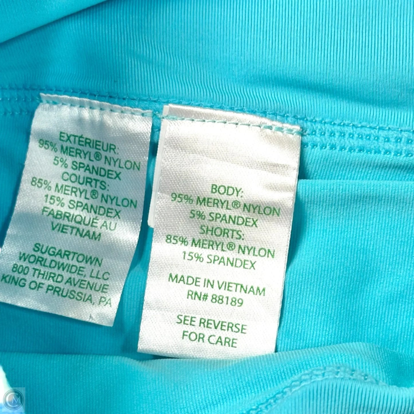 Skort Designer By Lilly Pulitzer In Blue & Pink, Size: S