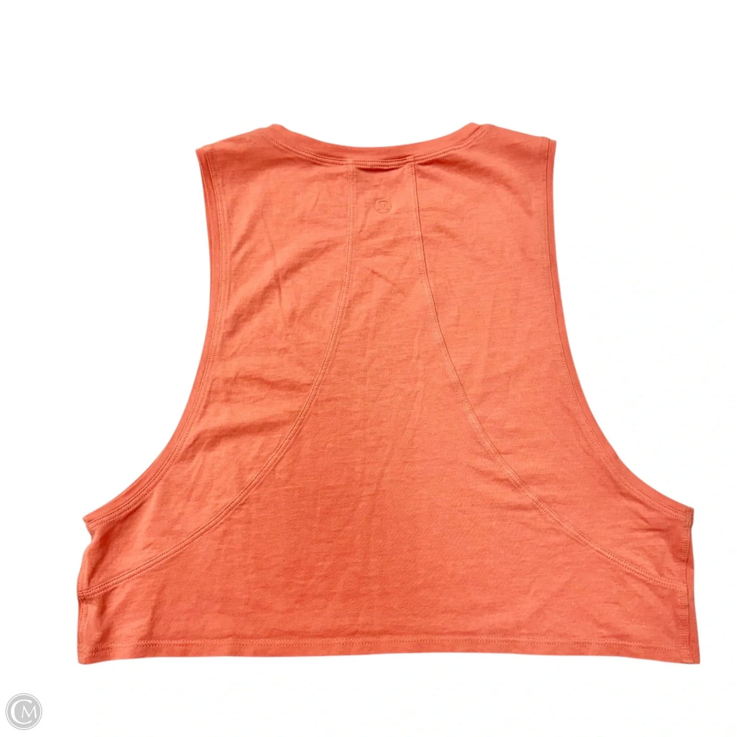 Athletic Tank Top By Lululemon In Orange, Size: S
