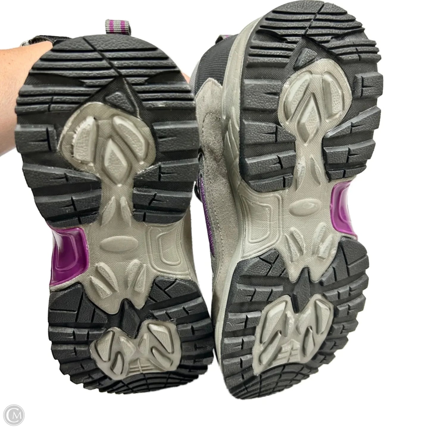 Boots Hiking By Itasca In Grey & Purple, Size: 8