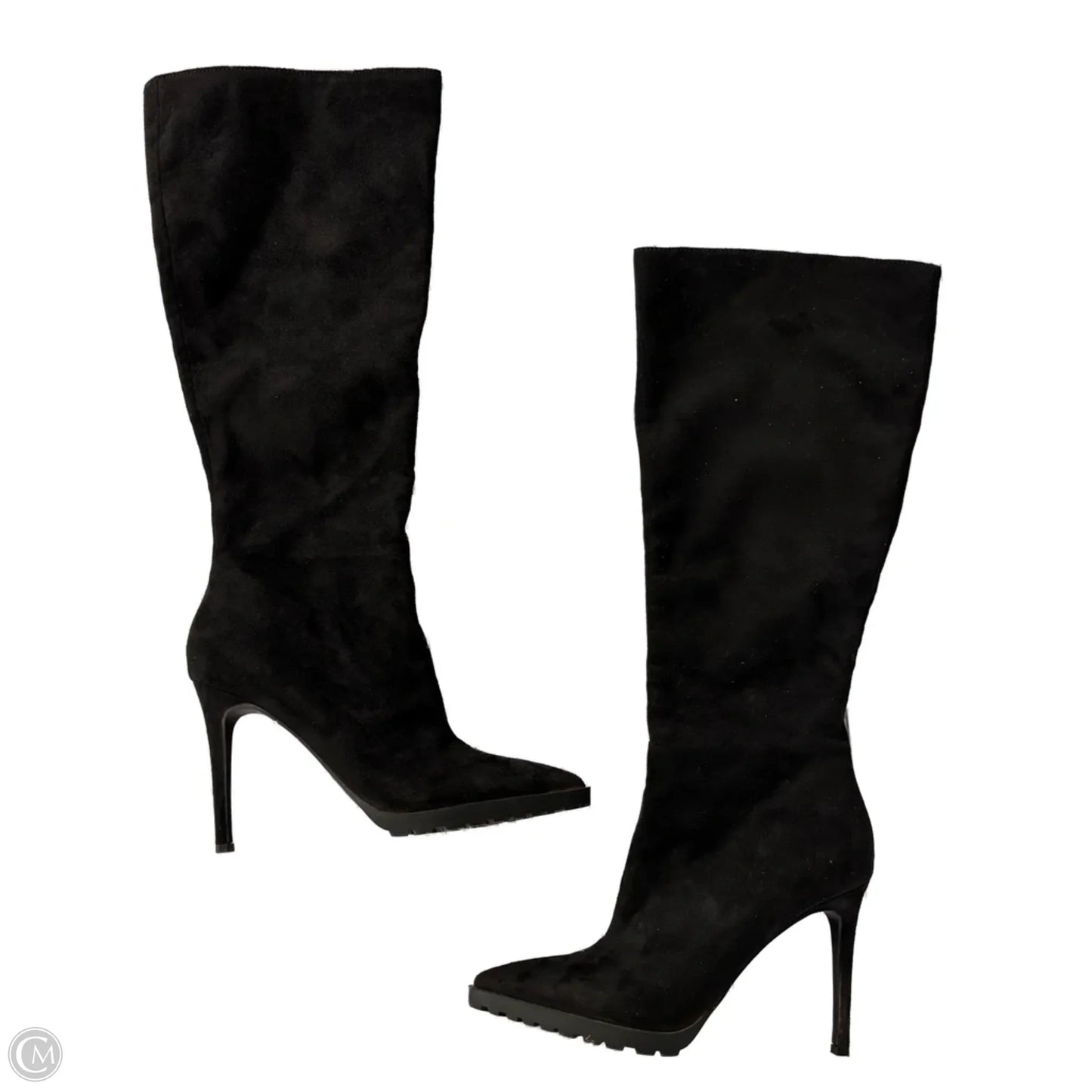 Boots Knee Heels By Mix No 6 In Black, Size: 8.5