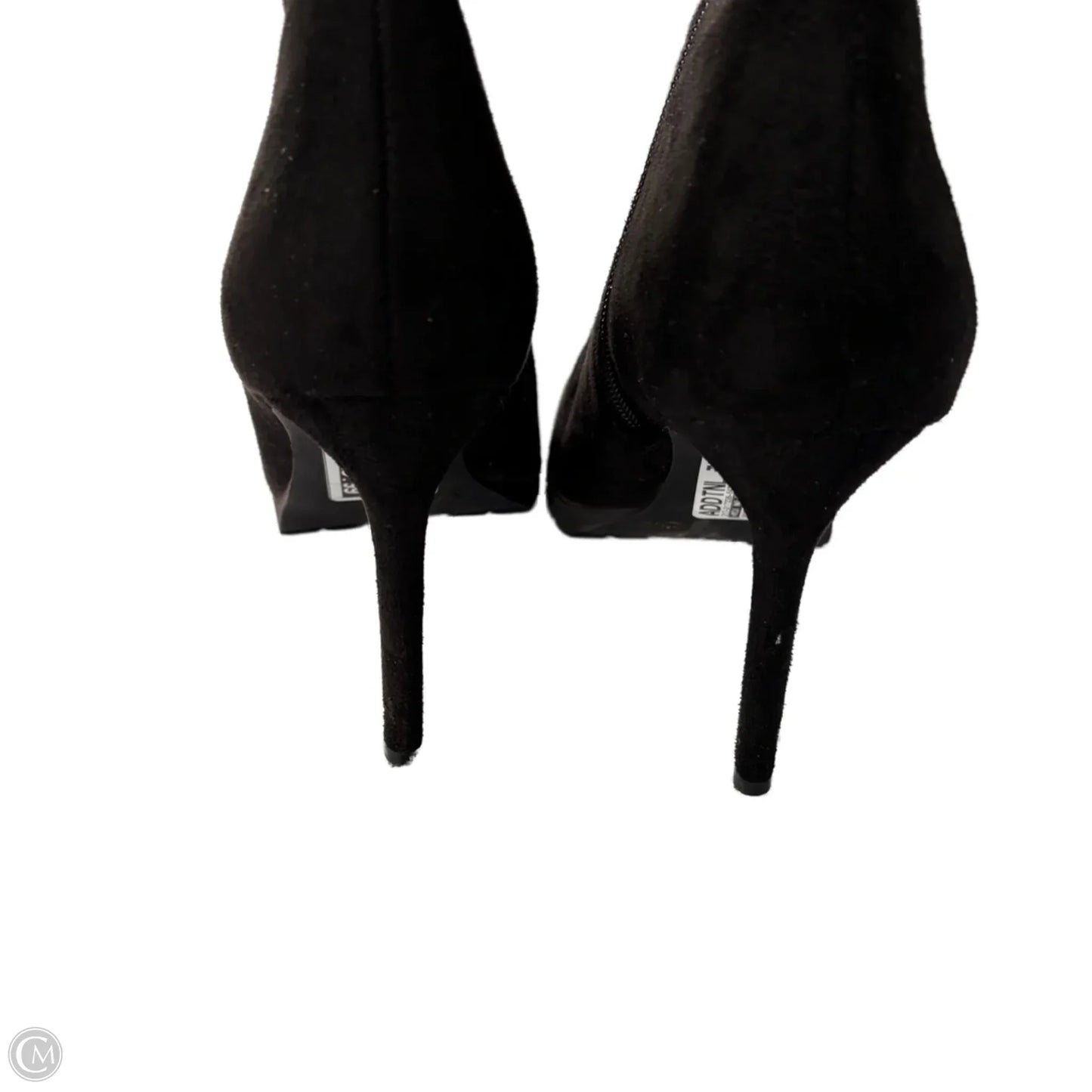 Boots Knee Heels By Mix No 6 In Black, Size: 8.5