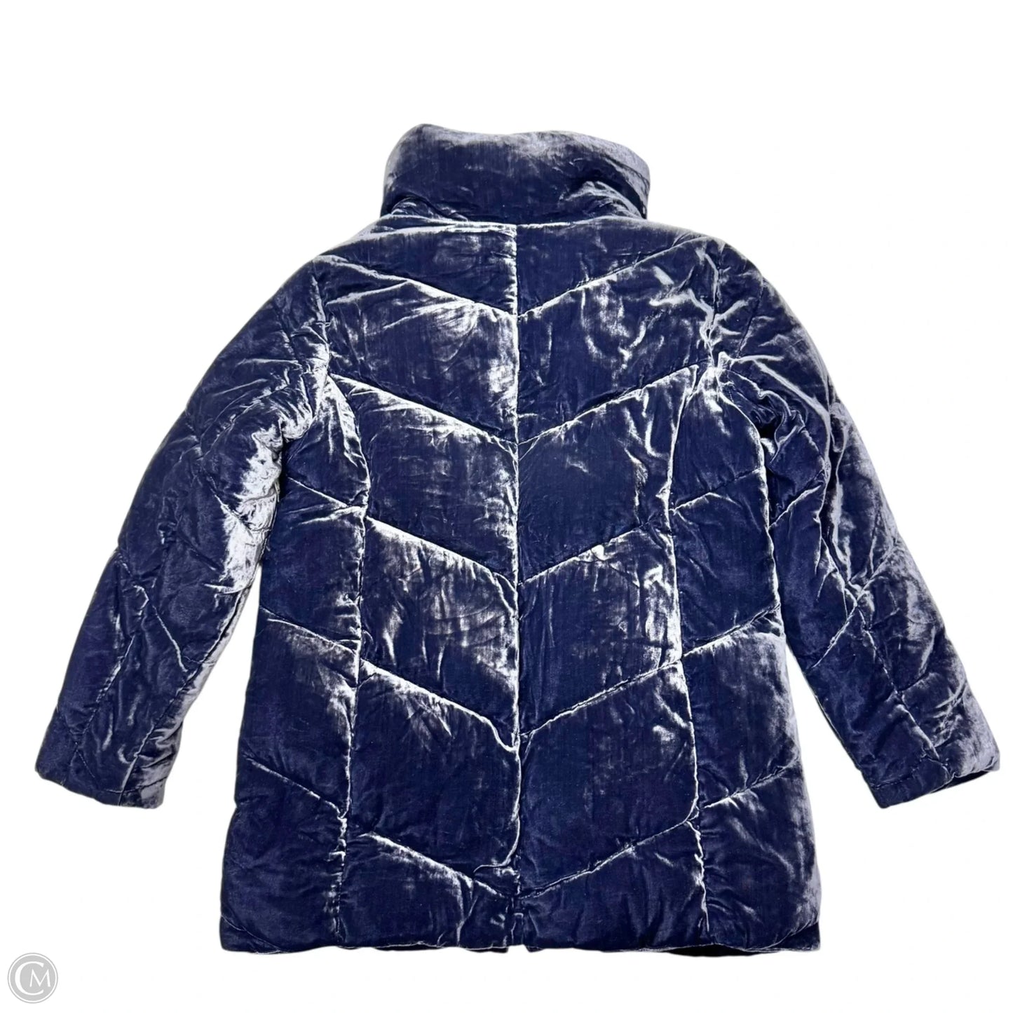 Coat Puffer & Quilted By Talbots In Navy, Size: S