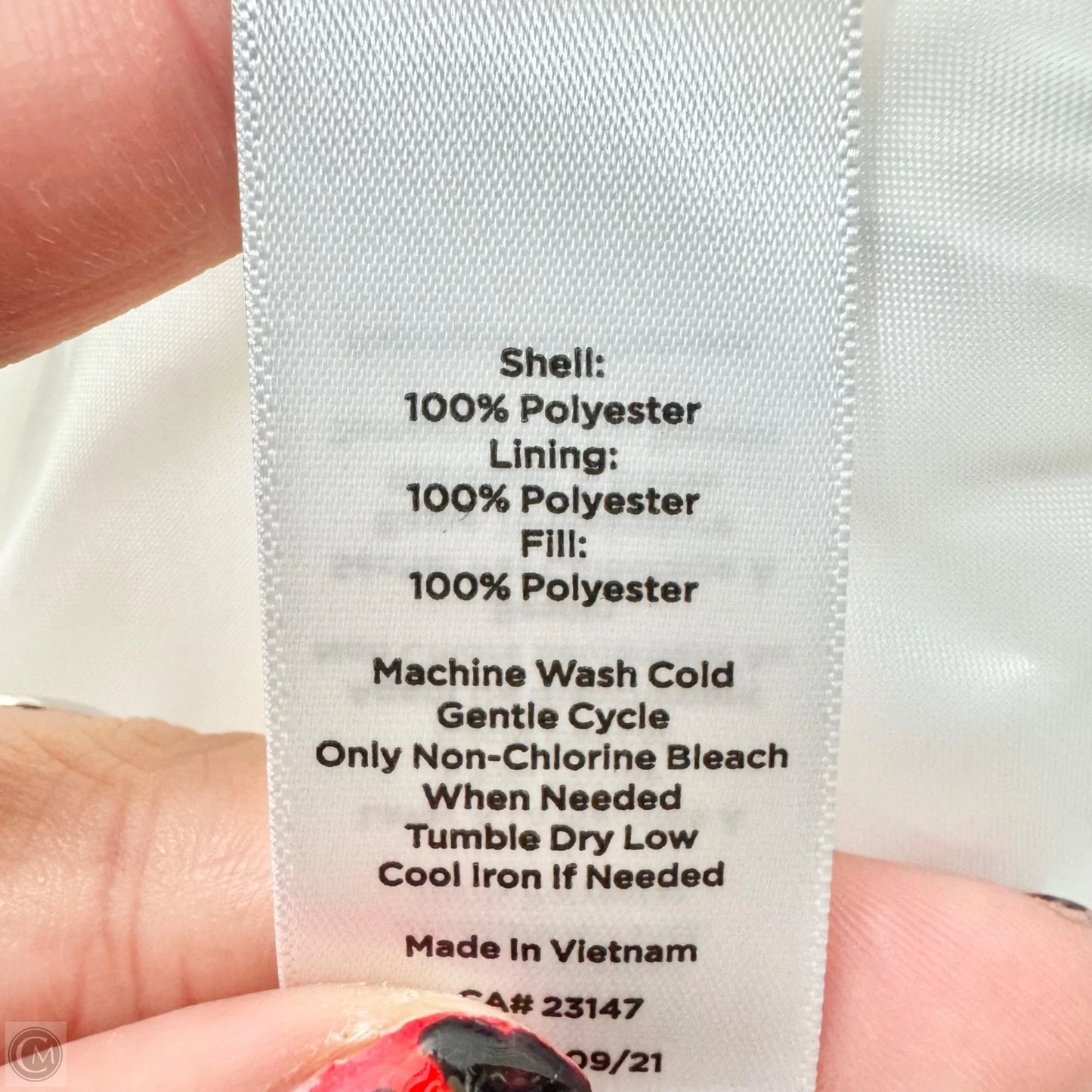 Vest Puffer & Quilted By Talbots In White, Size: 2x