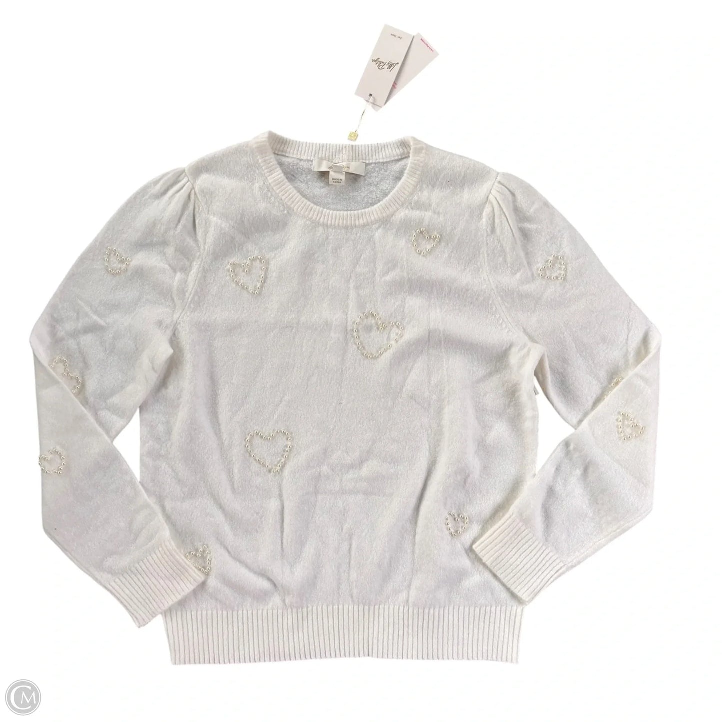 Sweater Designer By Lilly Pulitzer In White, Size: Xl