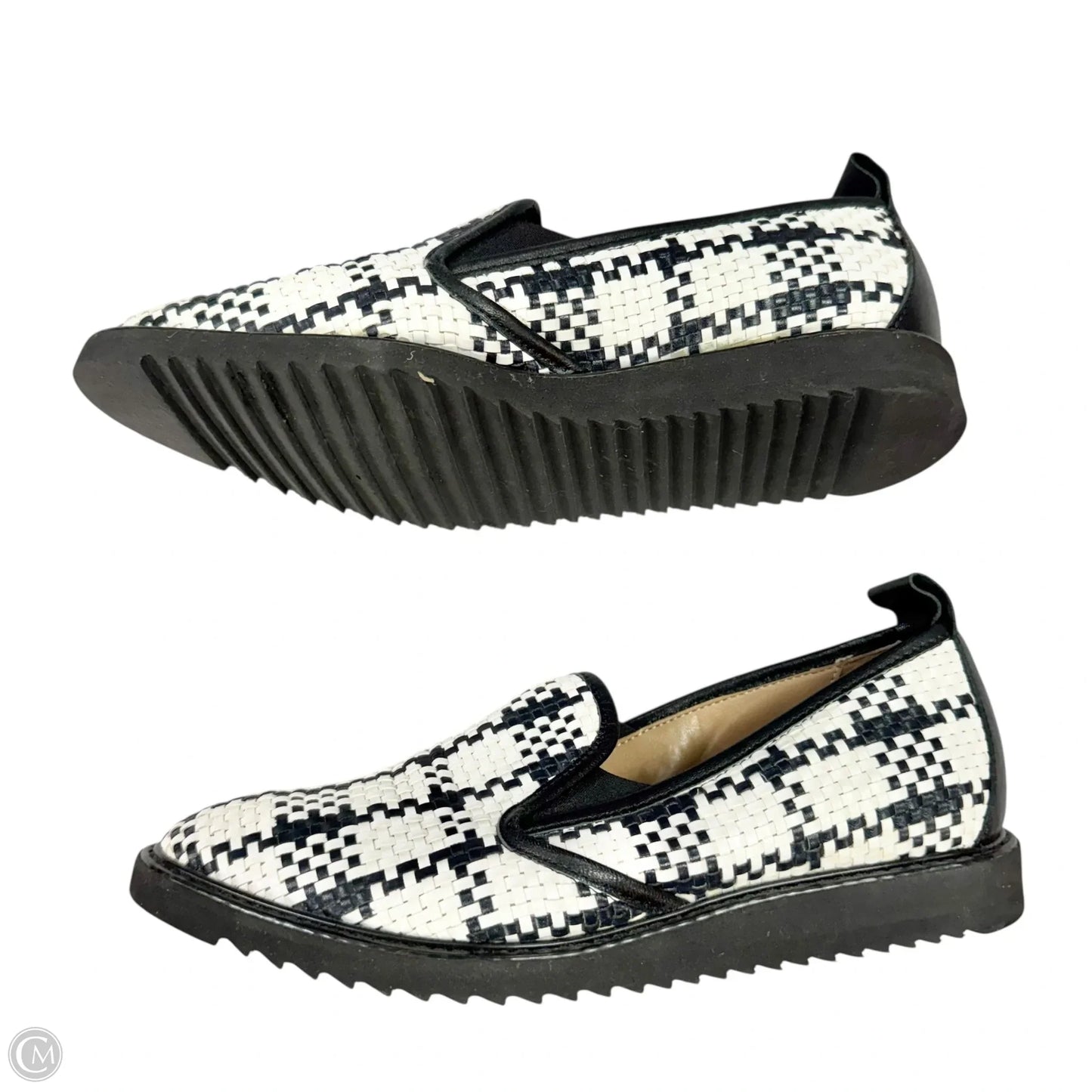 Shoes Flats By Everlane In Black & White, Size: 7.5