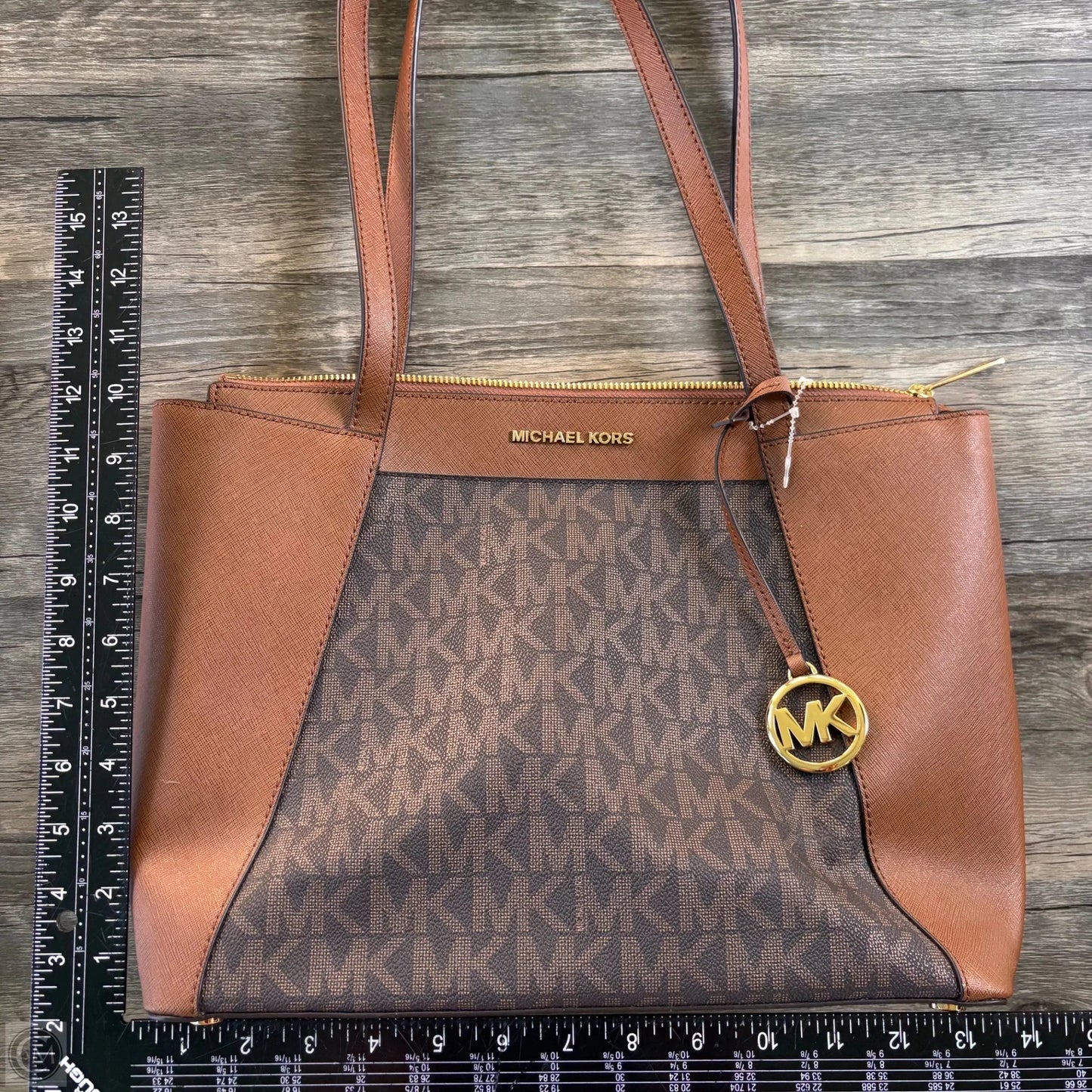 Tote Leather By Michael By Michael Kors, Size: Medium