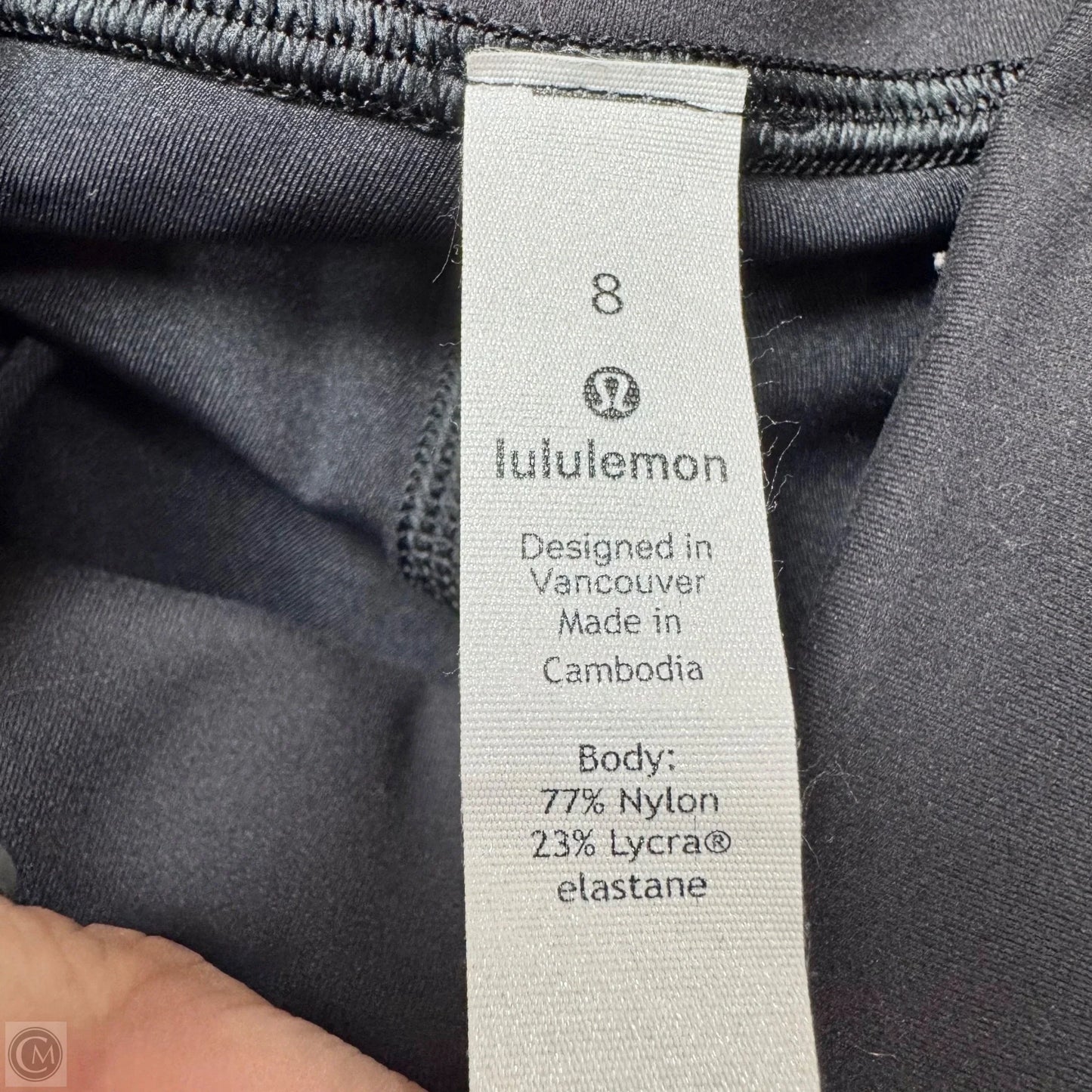 Athletic Leggings By Lululemon In Black, Size: M