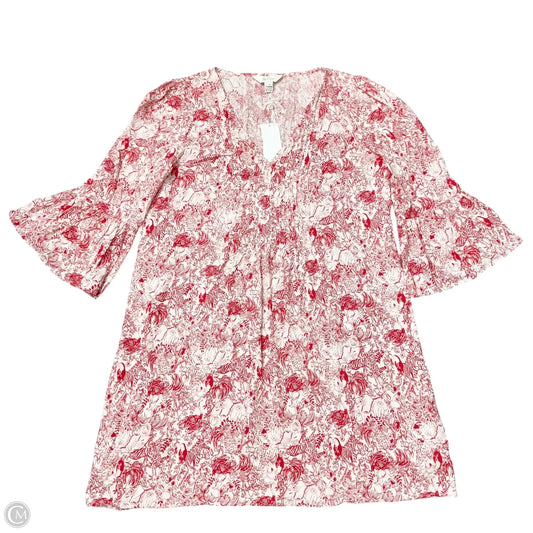 Tunic Designer By Lilly Pulitzer In Pink & White, Size: XL