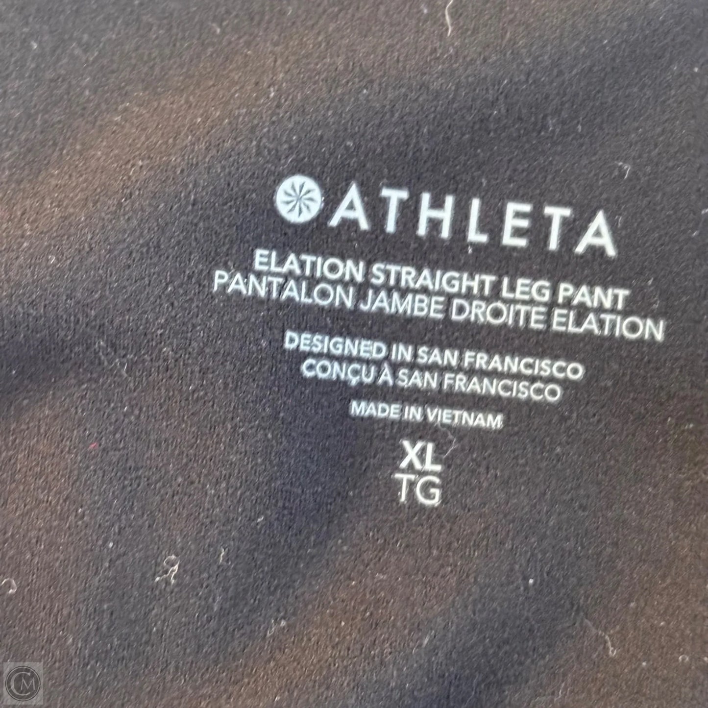 Athletic Pants By Athleta In Black, Size: Xl