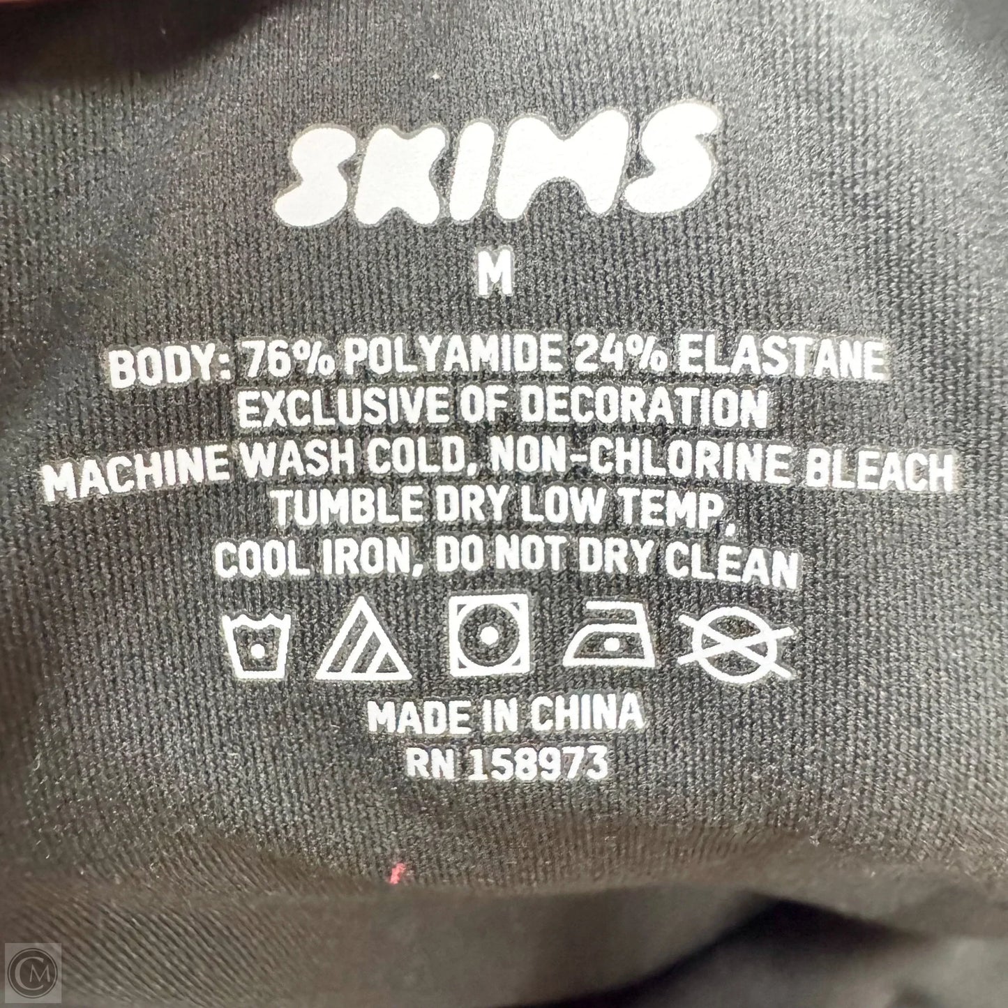 Bodysuit By Skims In Black, Size: M