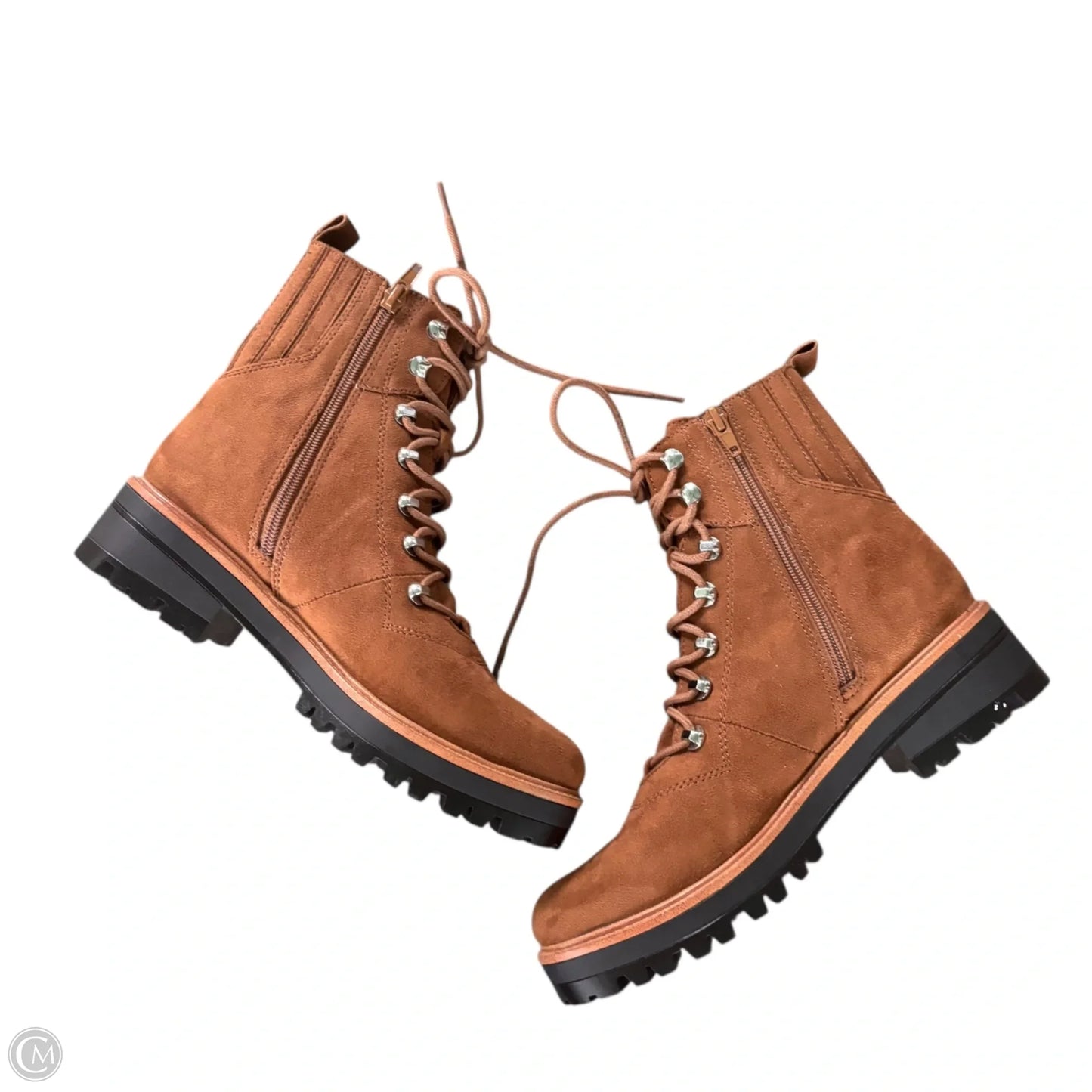 Boots Combat By Nine West In Brown, Size: 7.5